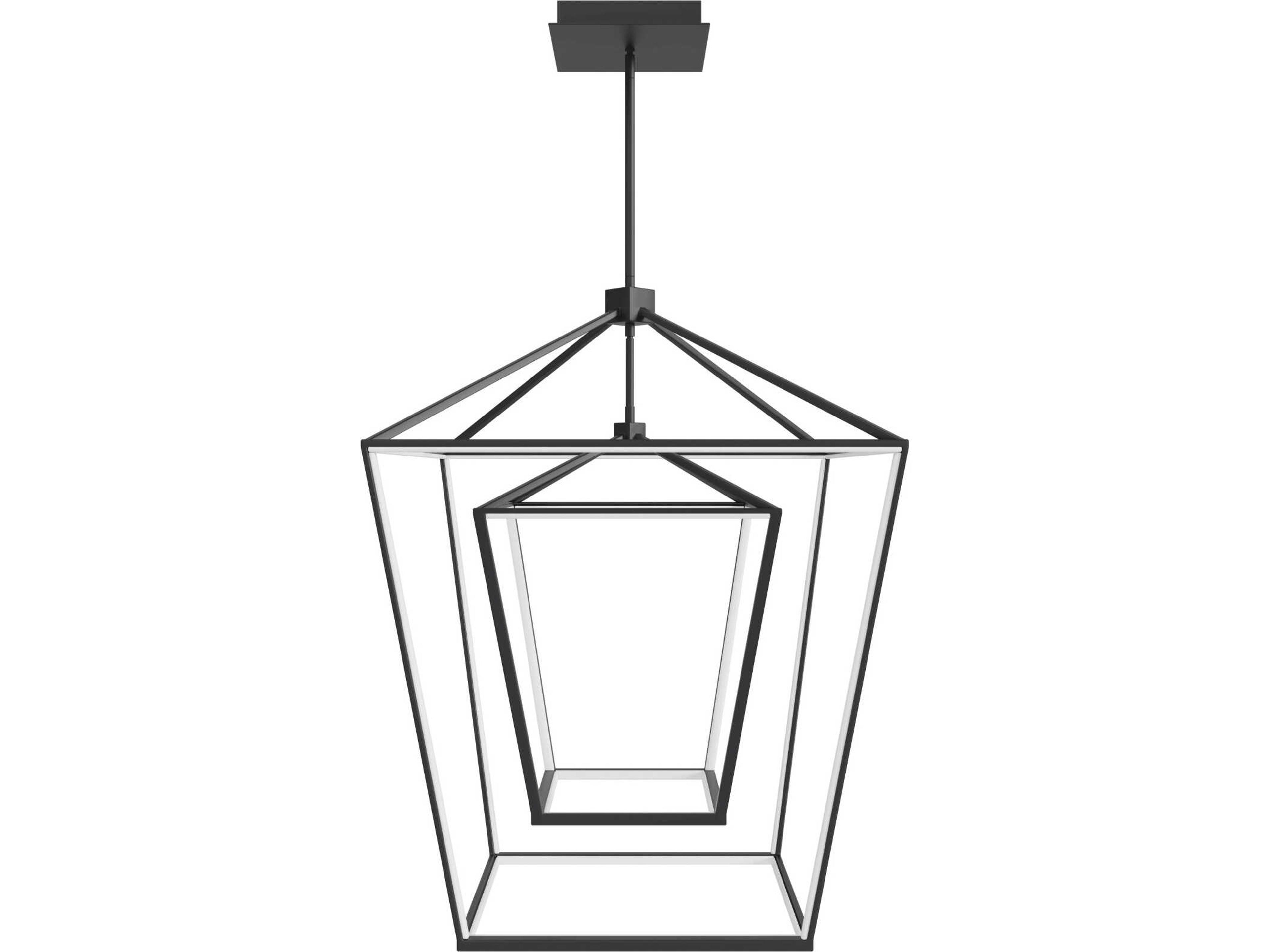 Park Ave LED Pendant Light Modern Black