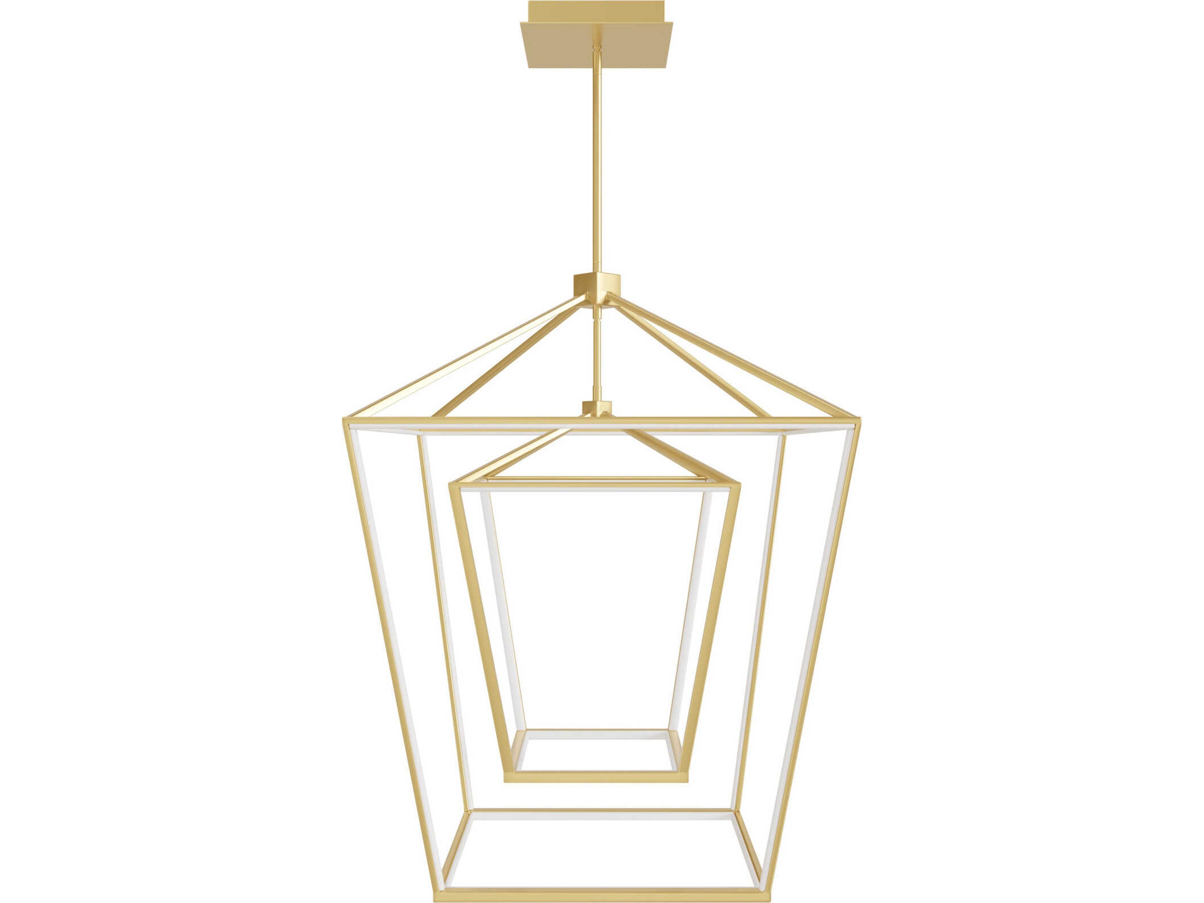 Park Ave LED Chandelier Modern Gold