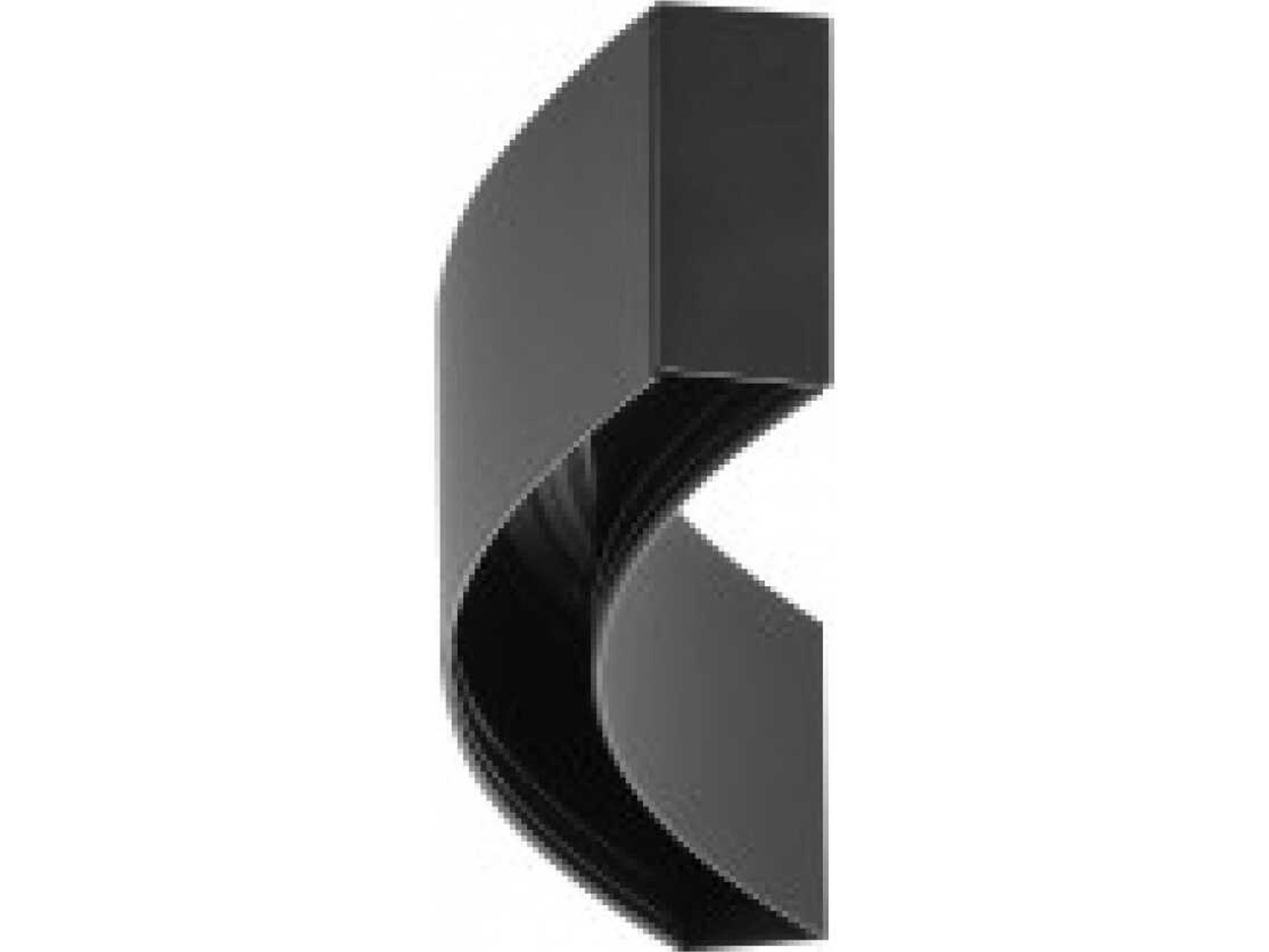 Magnetix Curved Track Lighting Rail Matte Black