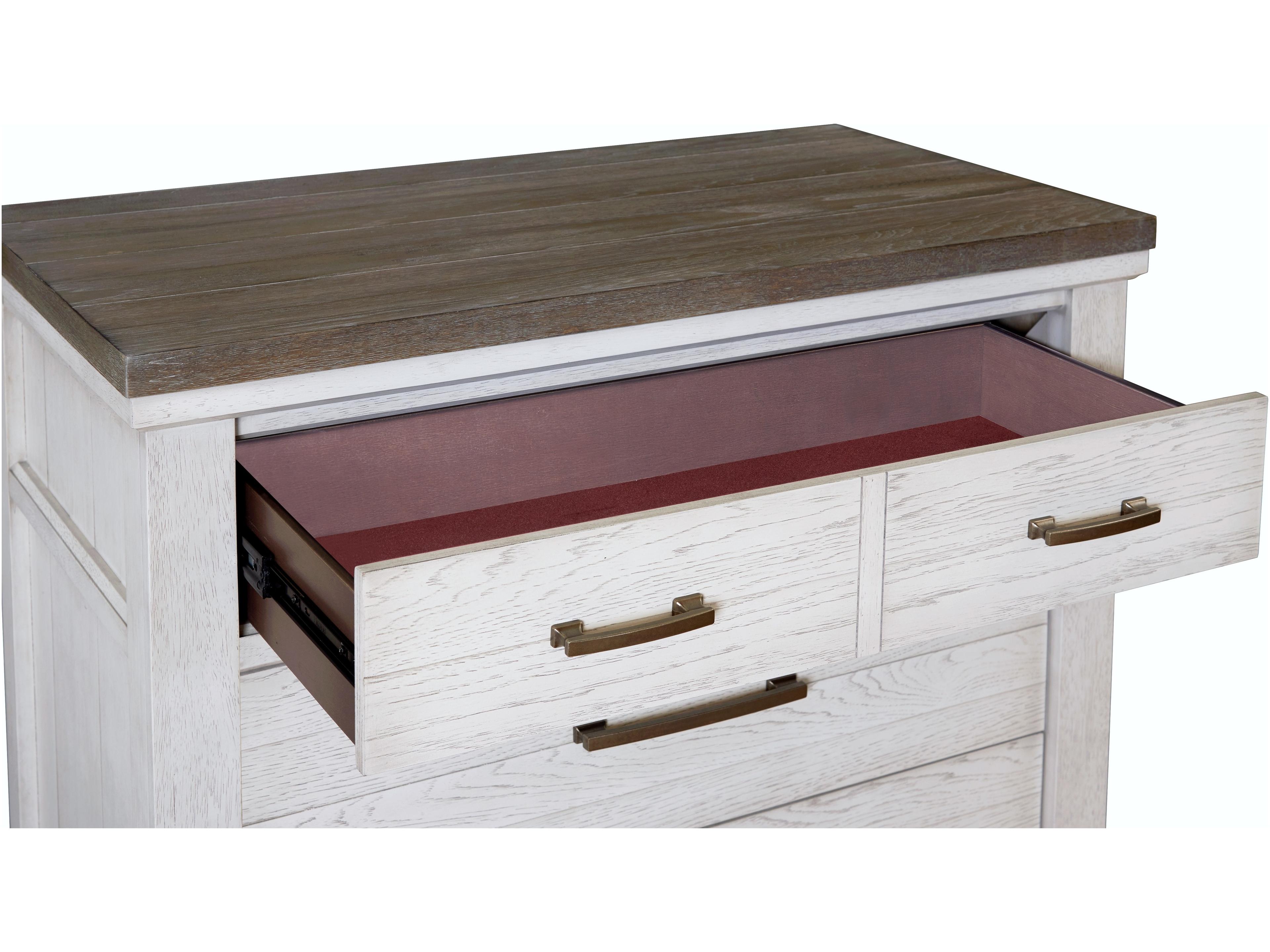 Avalon Furniture White Accent Chest