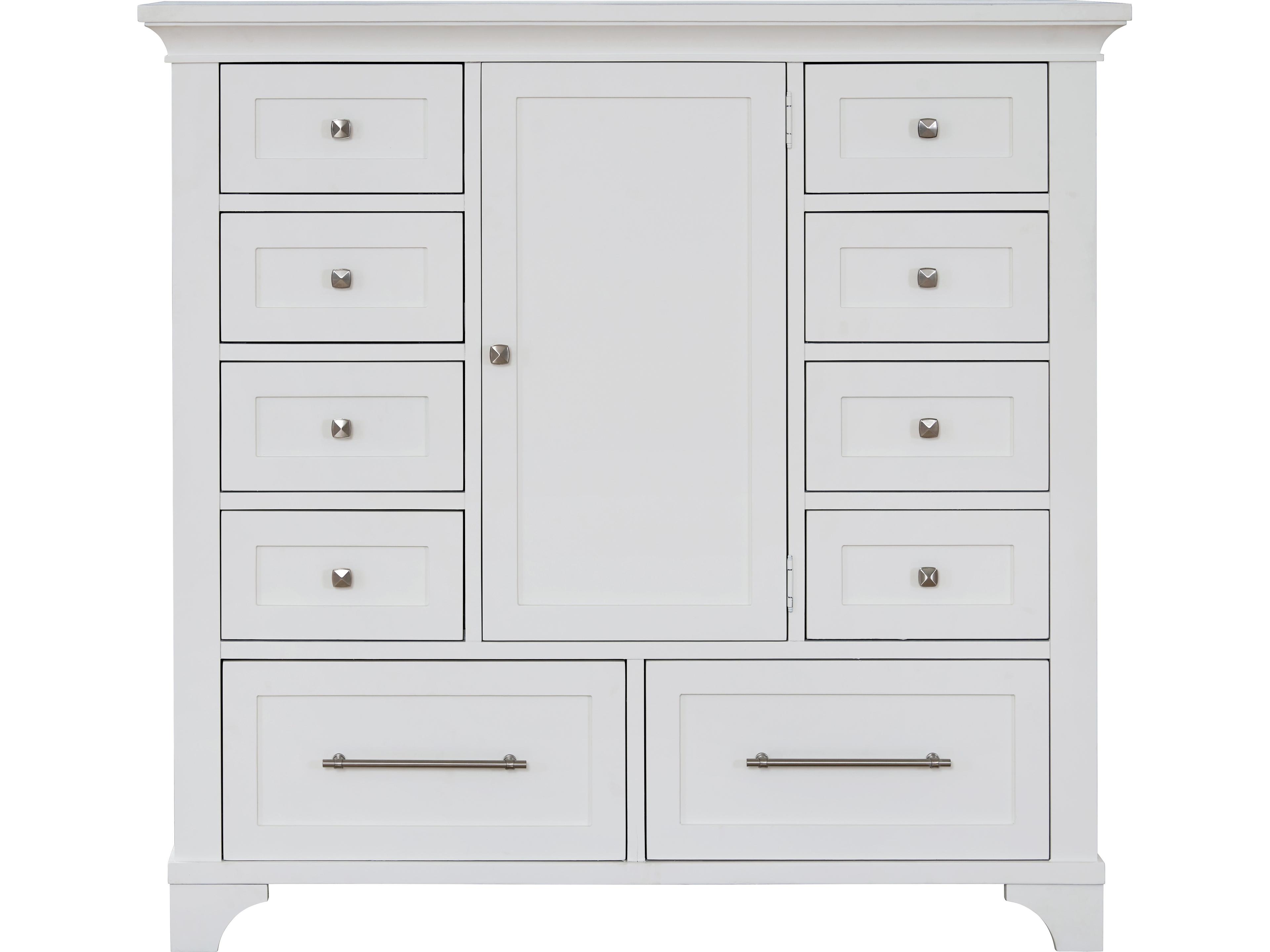 Avalon Furniture White Pine Wood Accent Chest