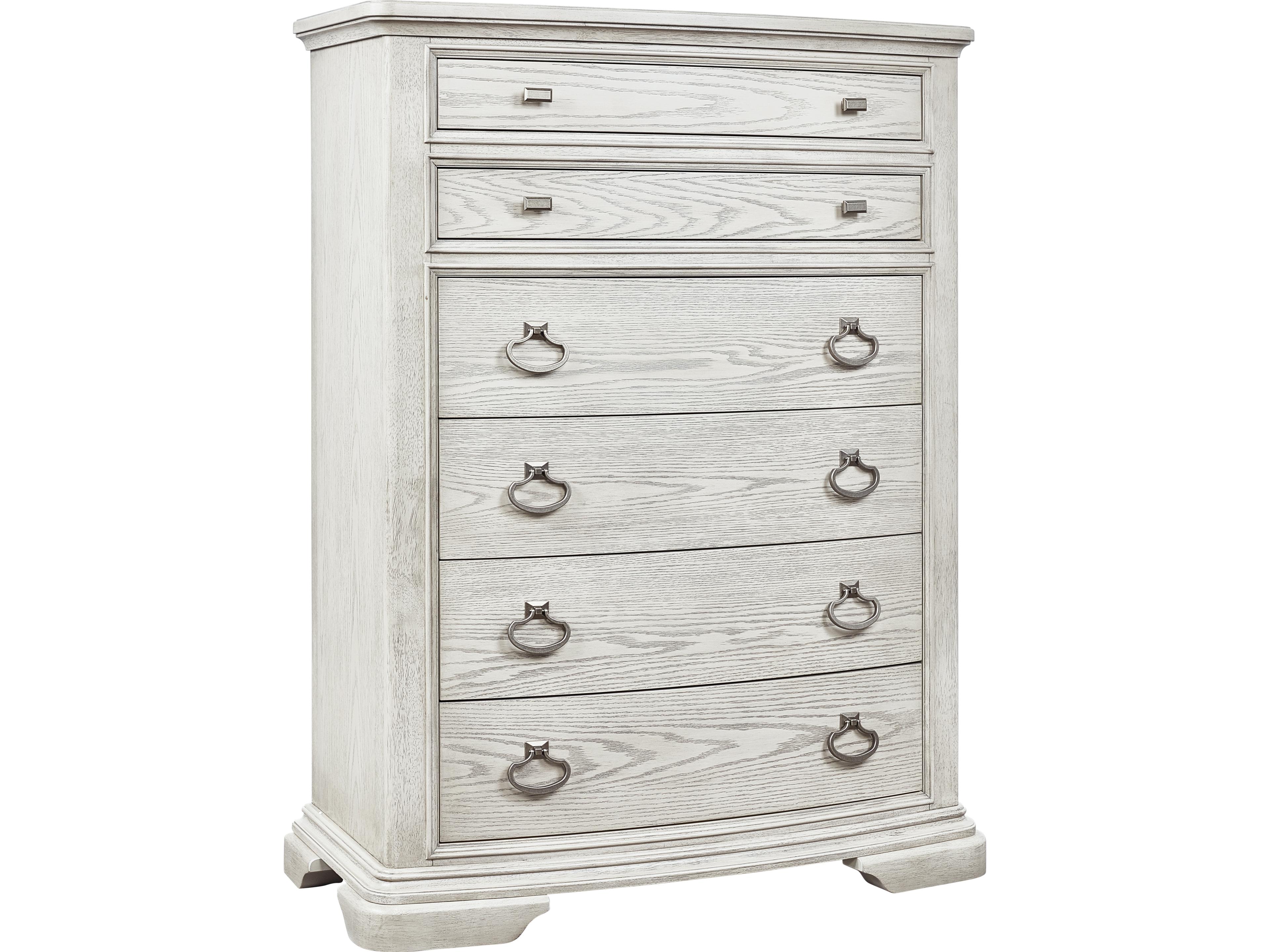 White Acacia Wood Accent Chest