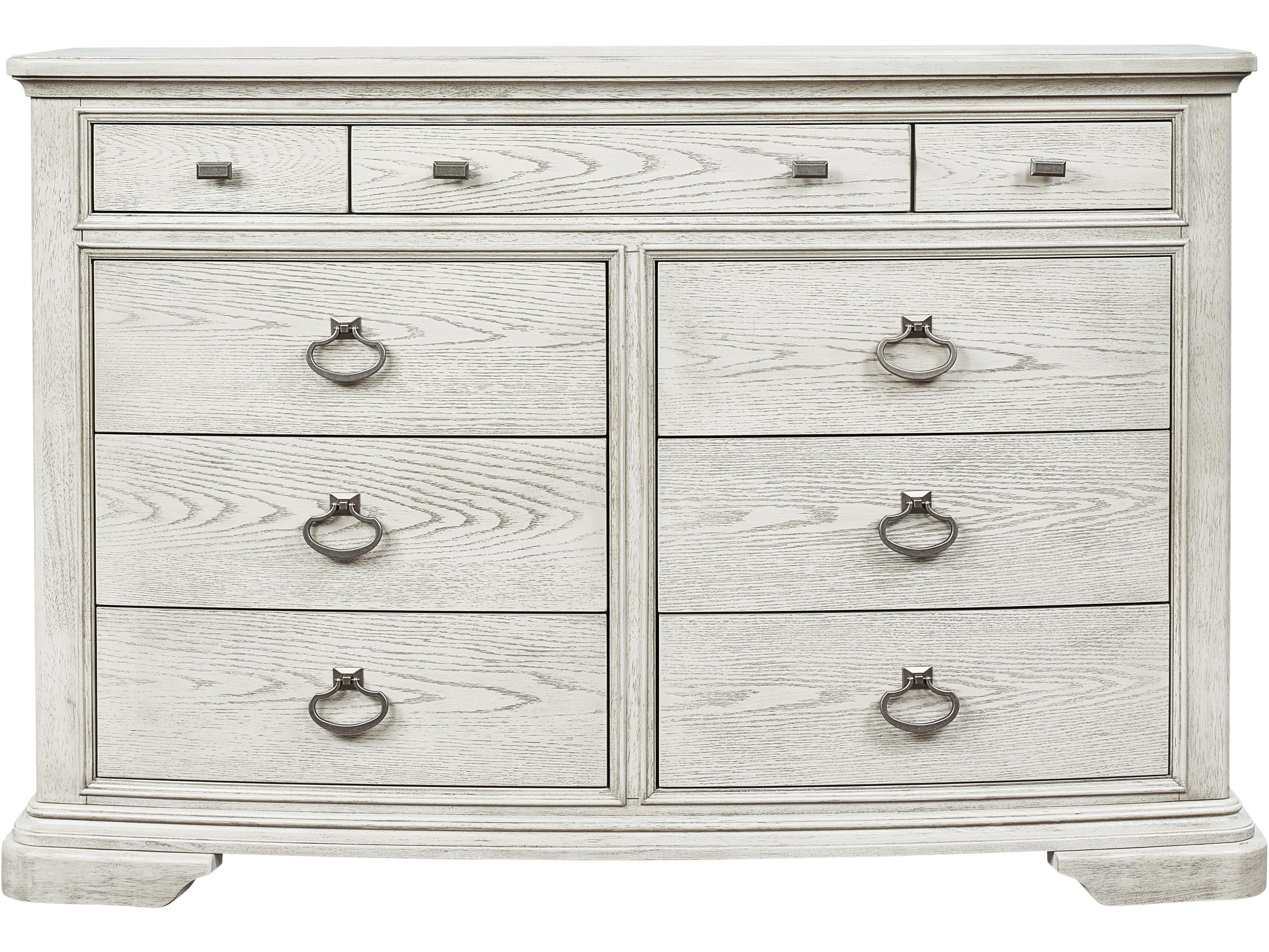 Avalon Furniture Gray Acacia Wood Double Dresser