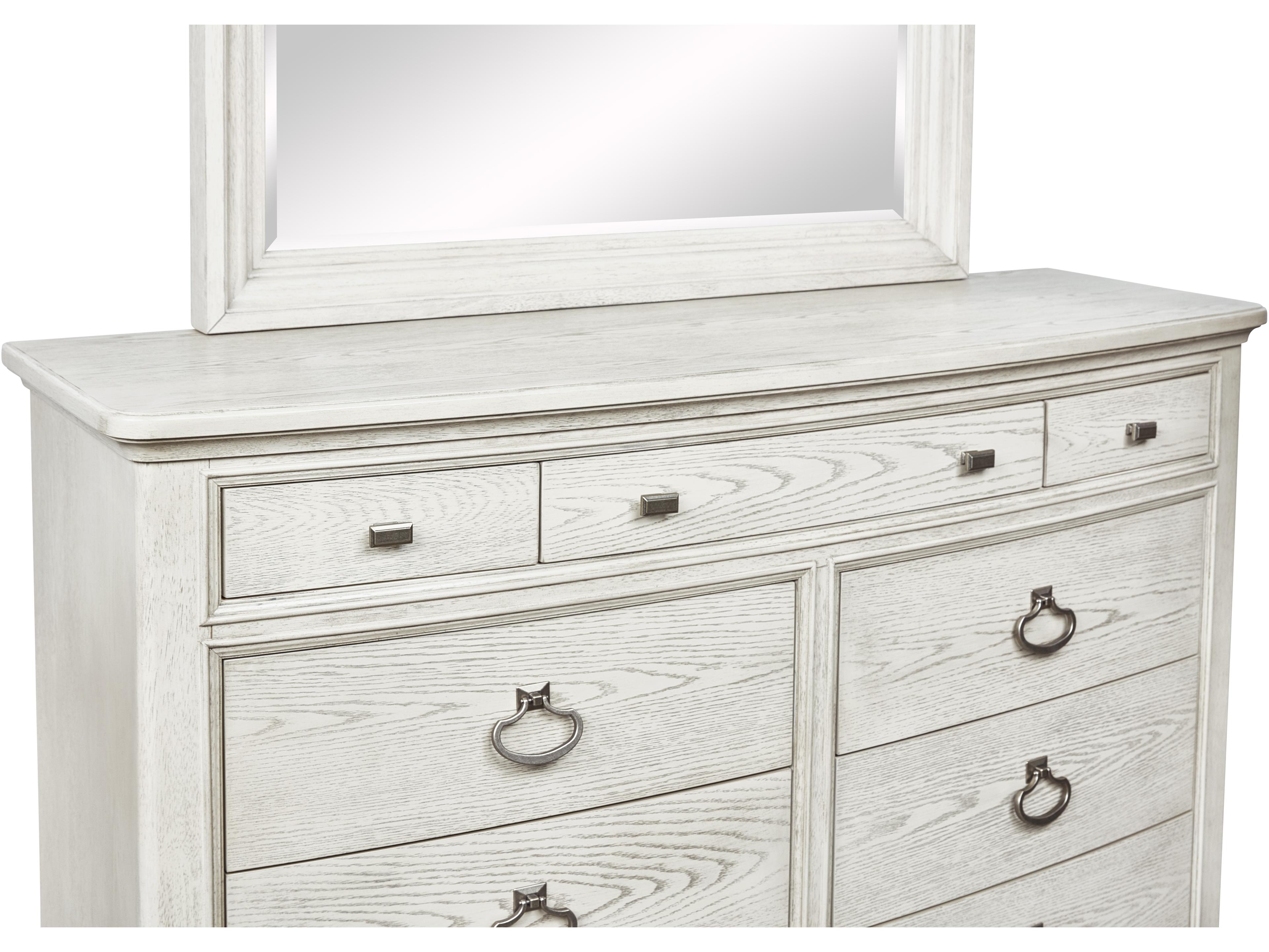 Avalon Furniture Gray Acacia Wood Double Dresser