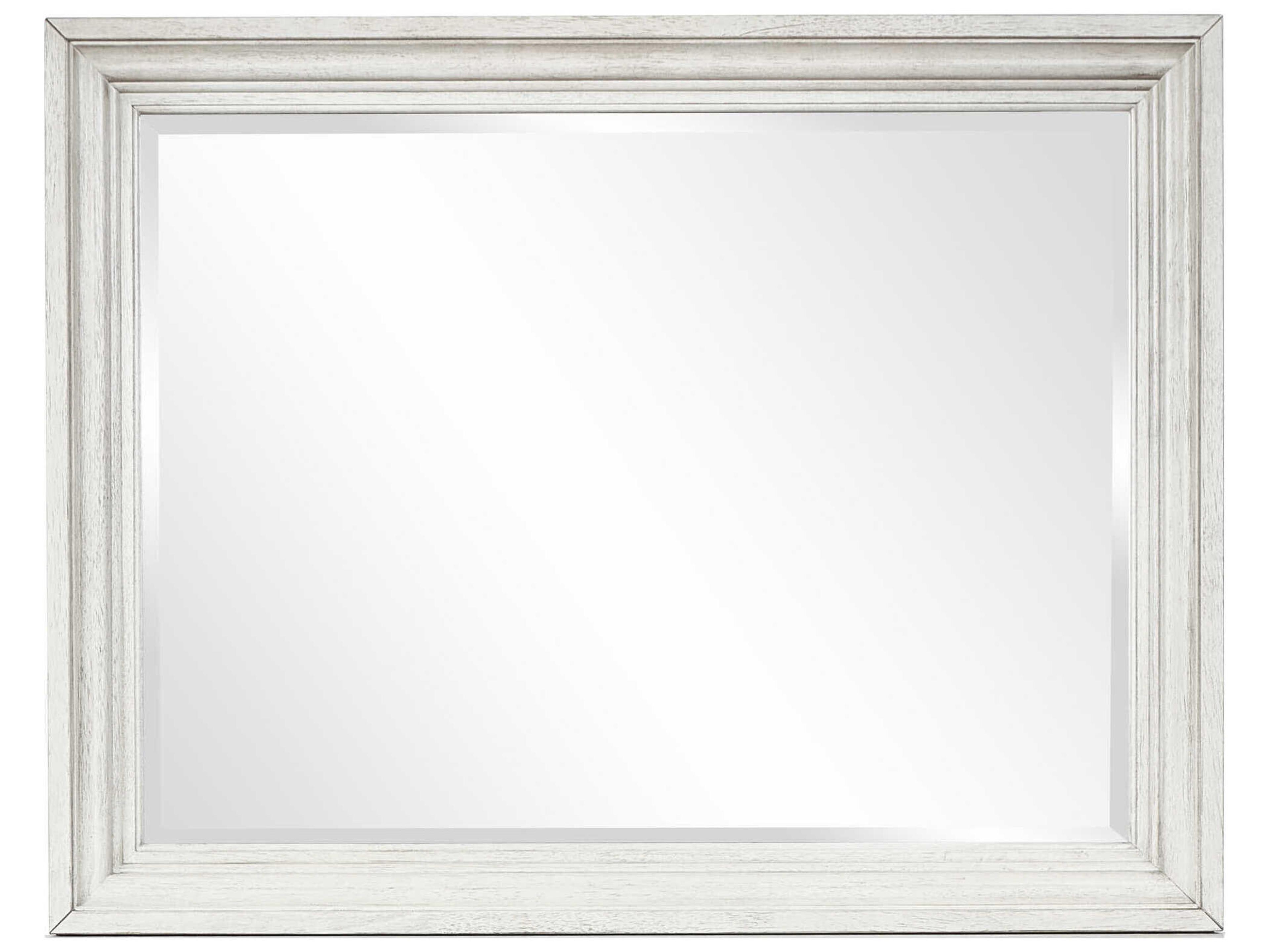 White Rectangular Dresser Mirror