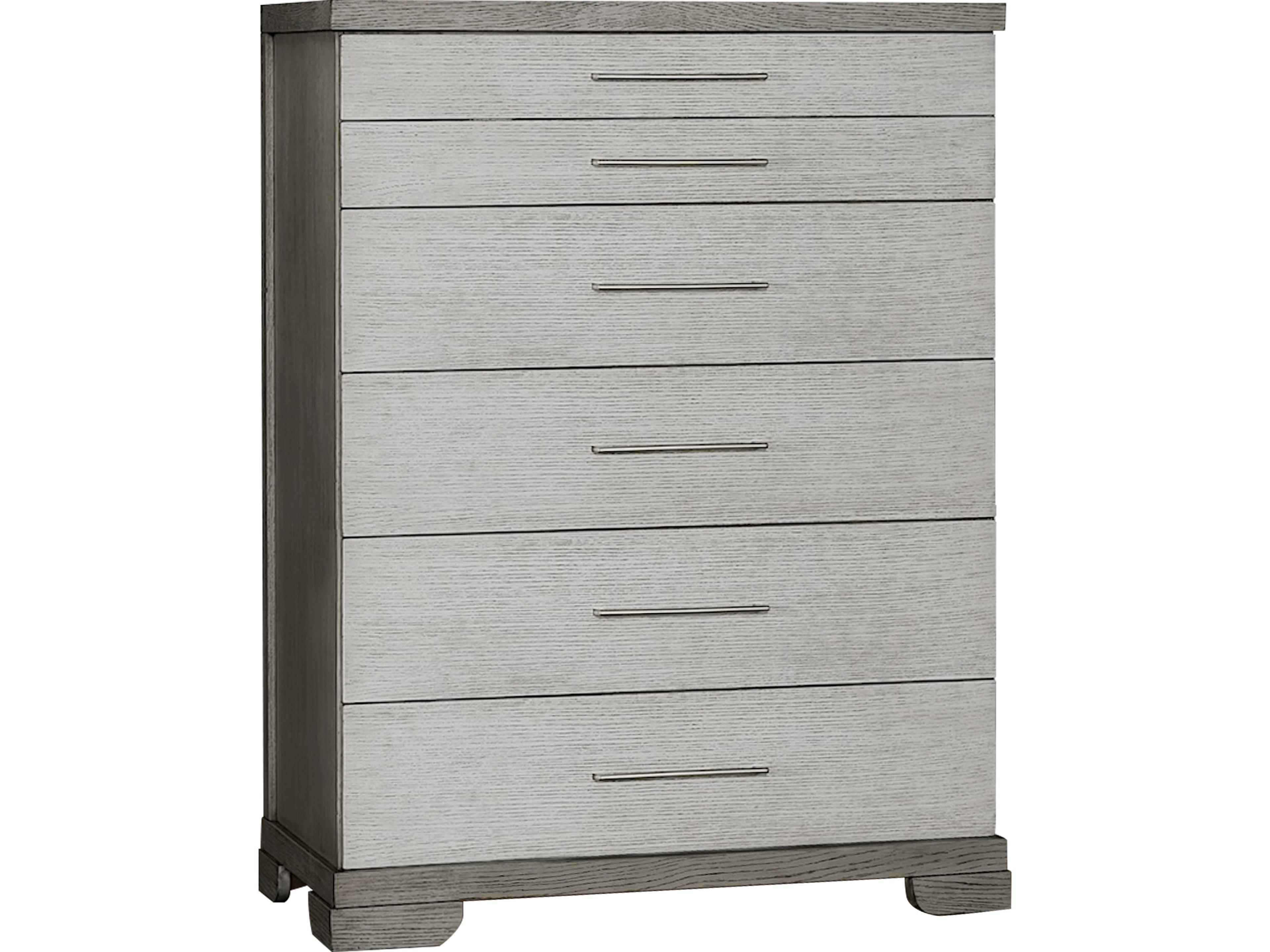 White Light Taupe Gray Oak Wood Accent Chest
