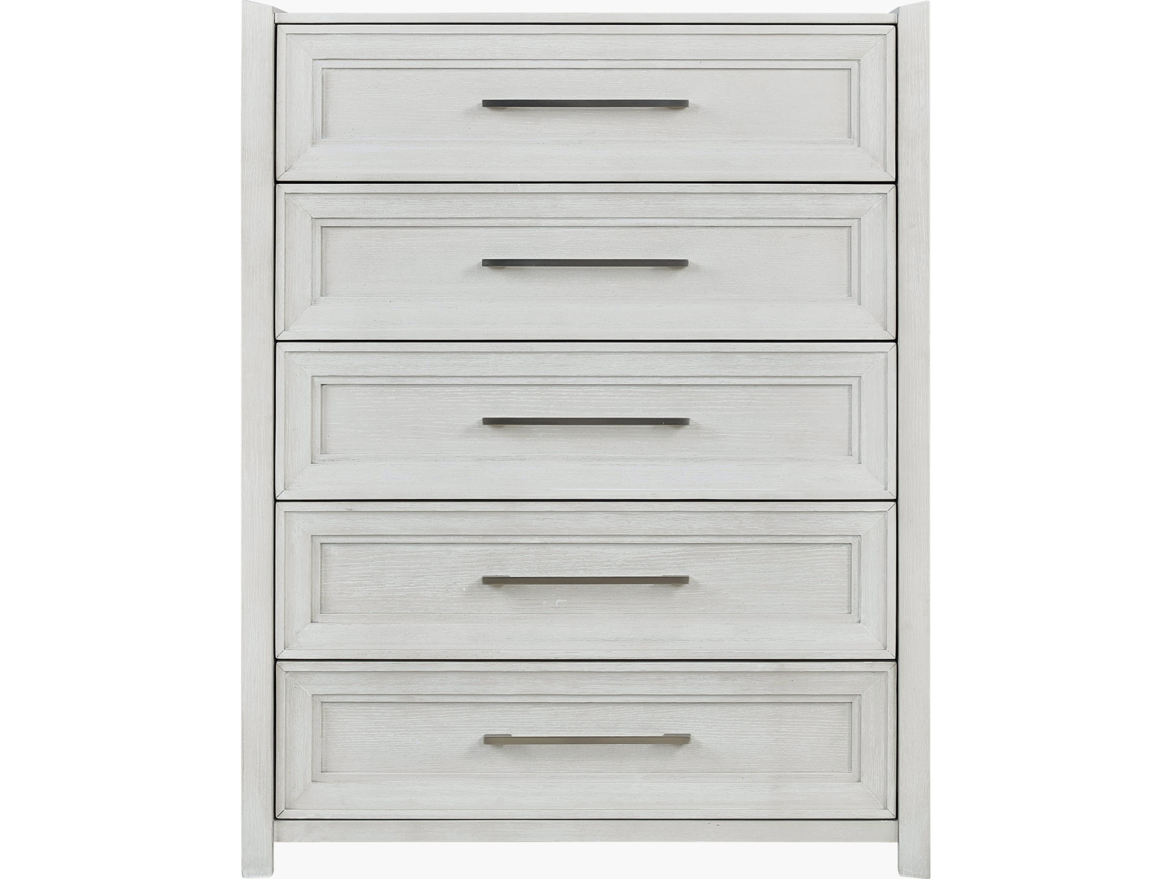 Avalon Furniture Brushed White Oak Wood Accent Chest