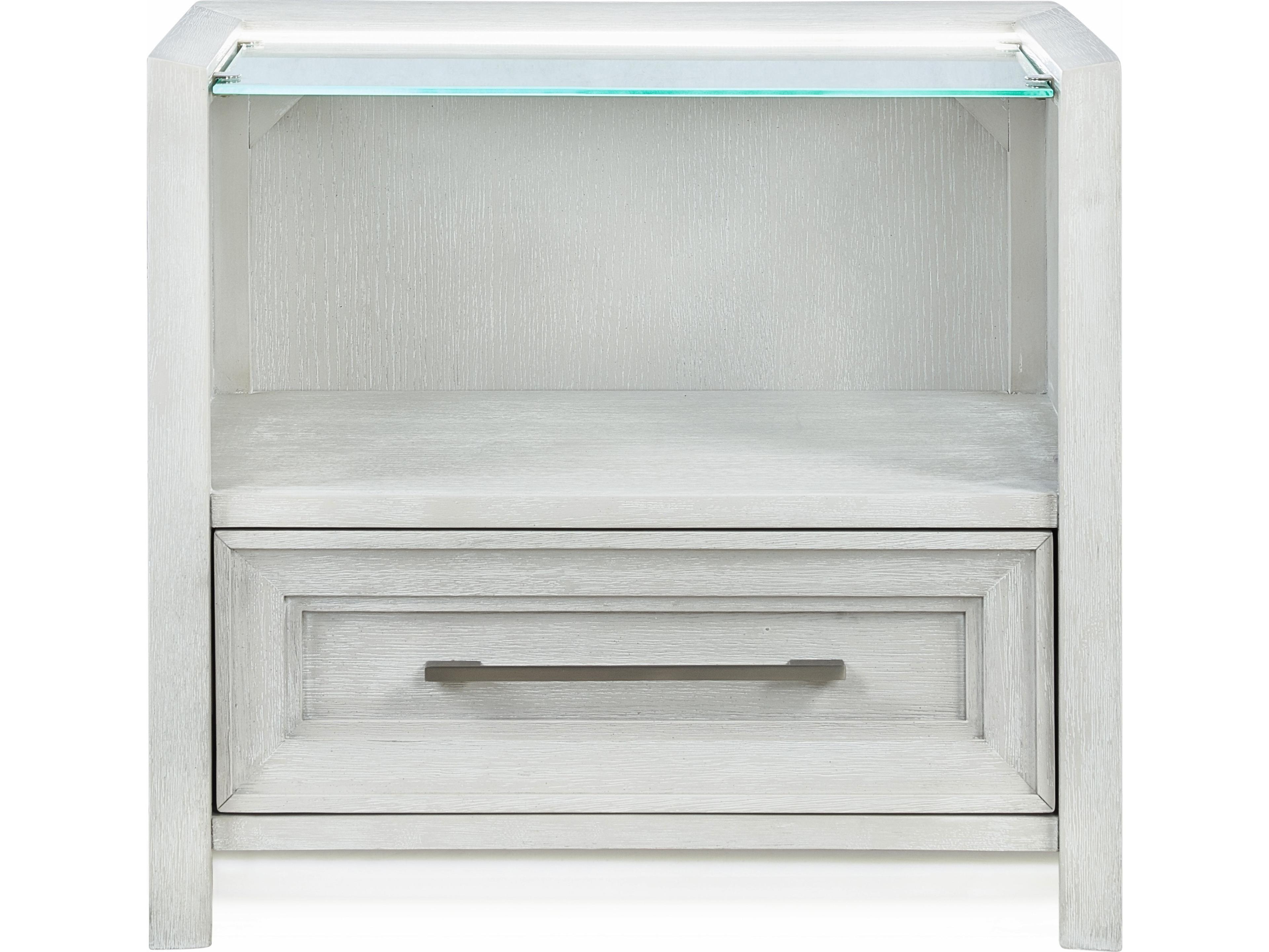 Avalon Furniture 1-Drawer Oak Wood Nightstand