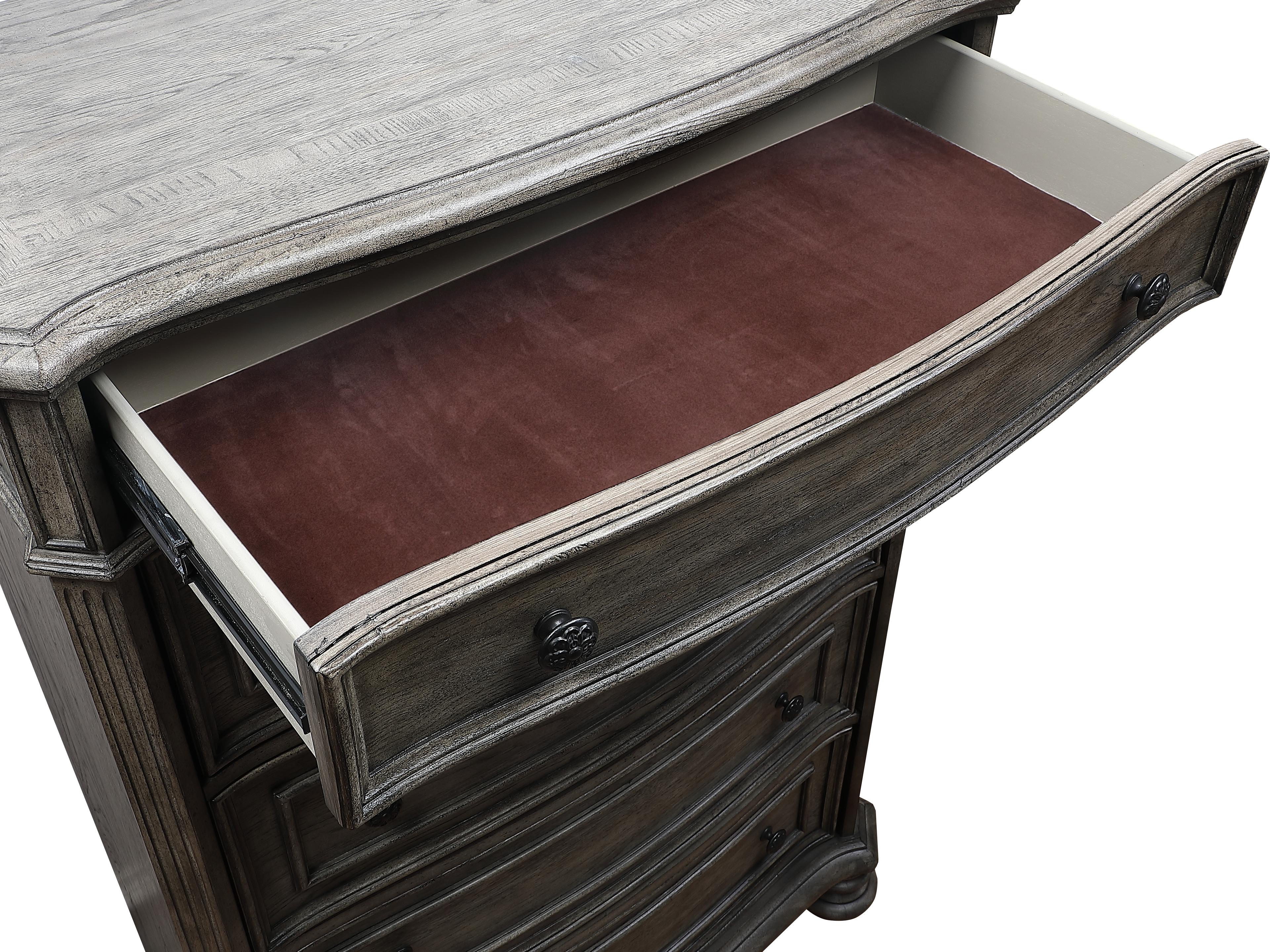 Avalon Furniture Grey Poplar Wood Accent Chest