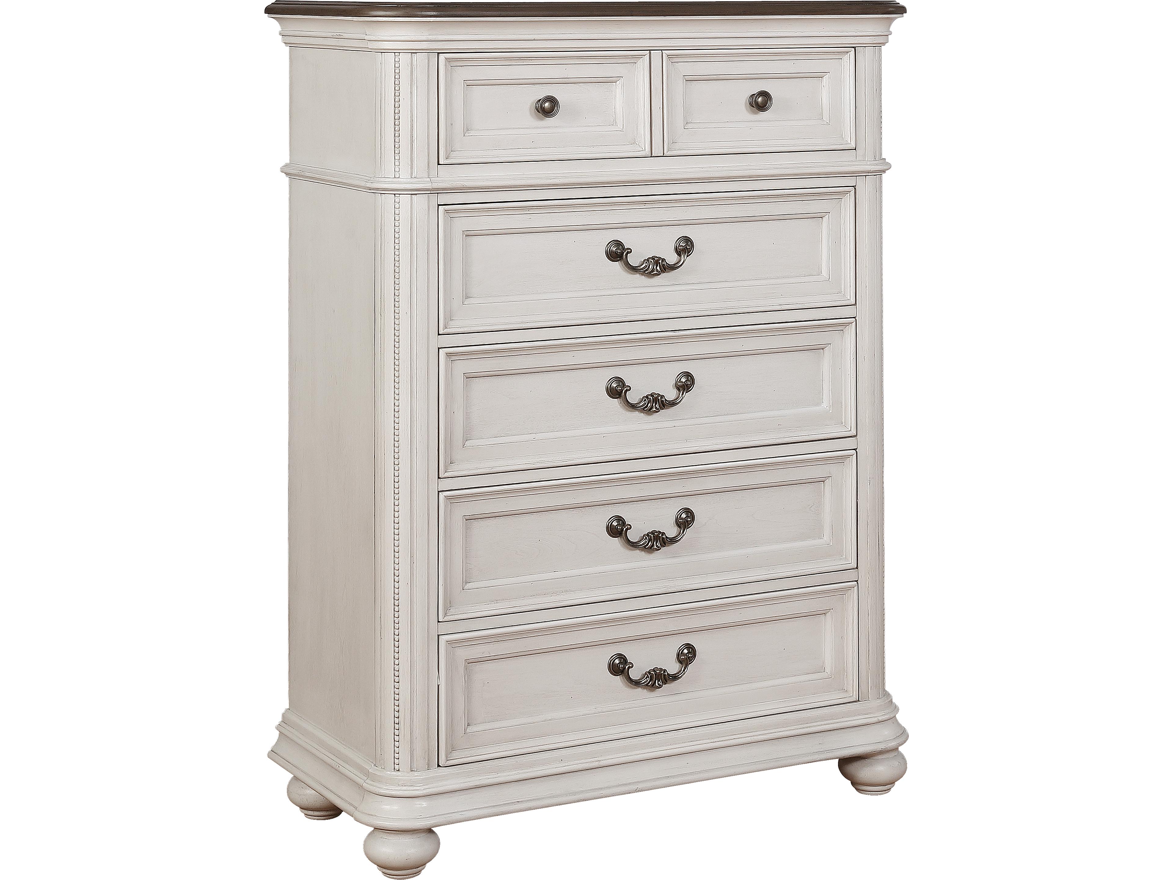 Oak White Birch Wood Accent Chest