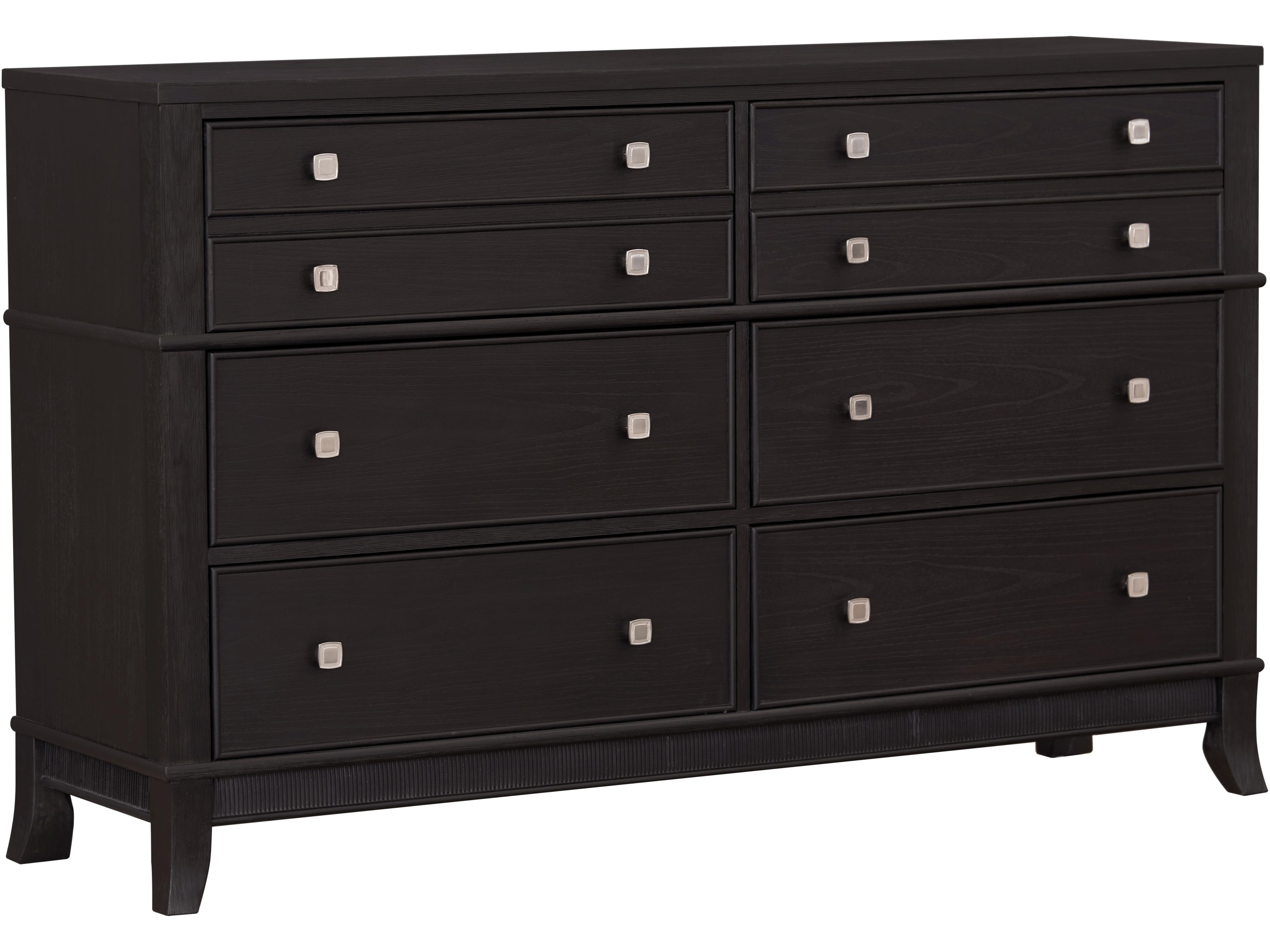 6-Drawers Mindi Wood Double Dresser