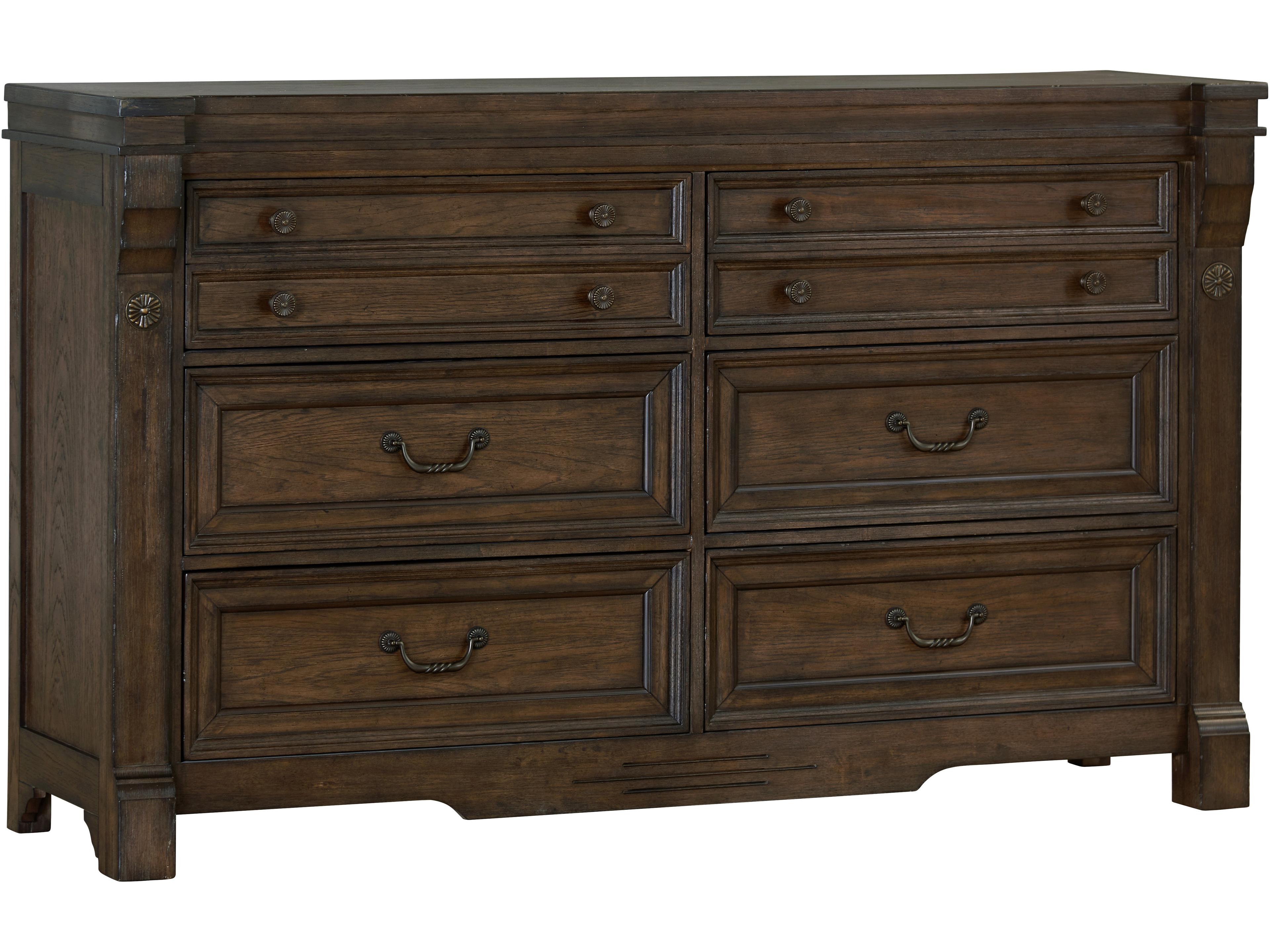 6-Drawers Rubberwood Double Dresser
