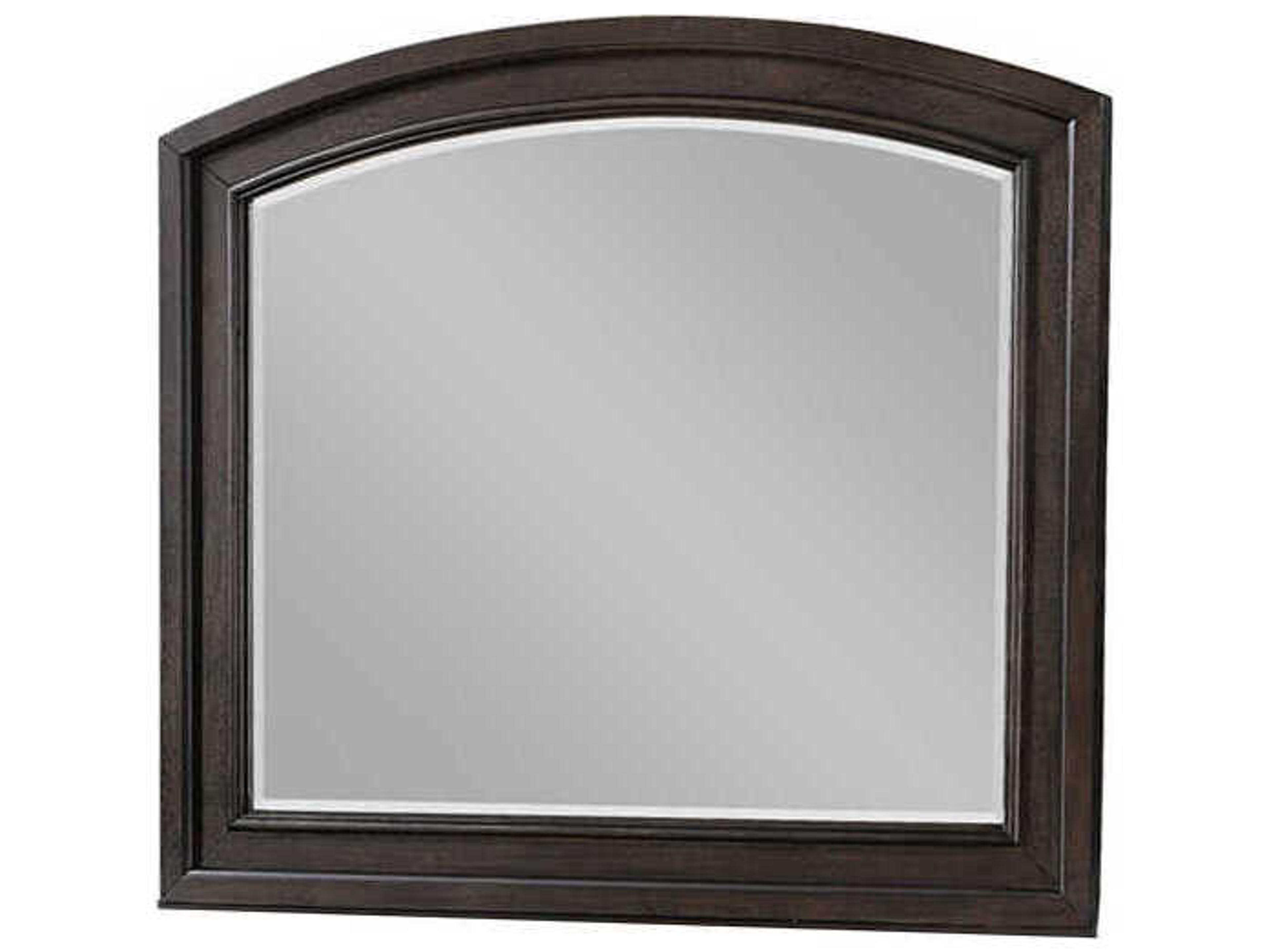 Brushed Brown Acacia Dresser Mirror