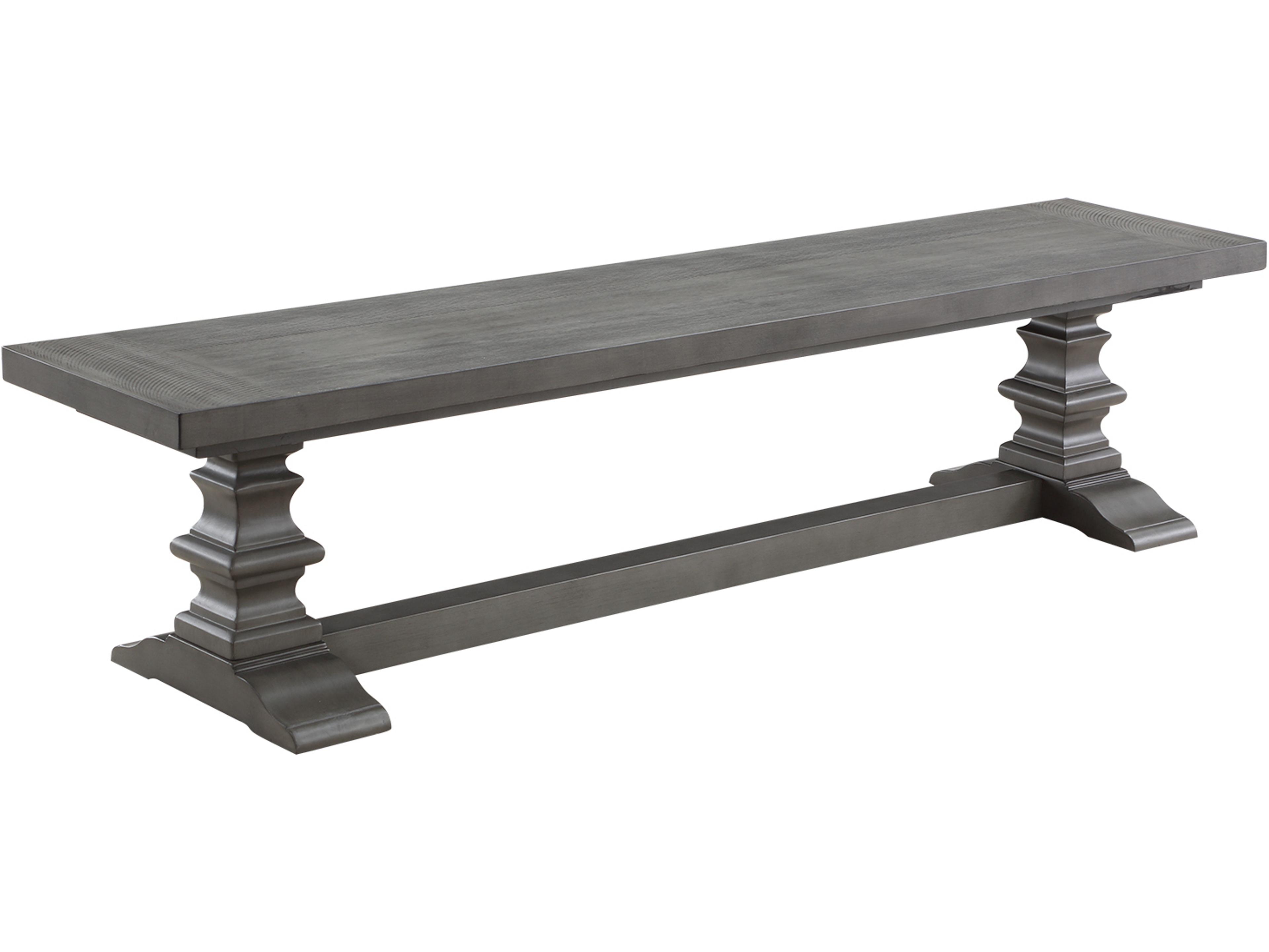 Gray Accent Bench