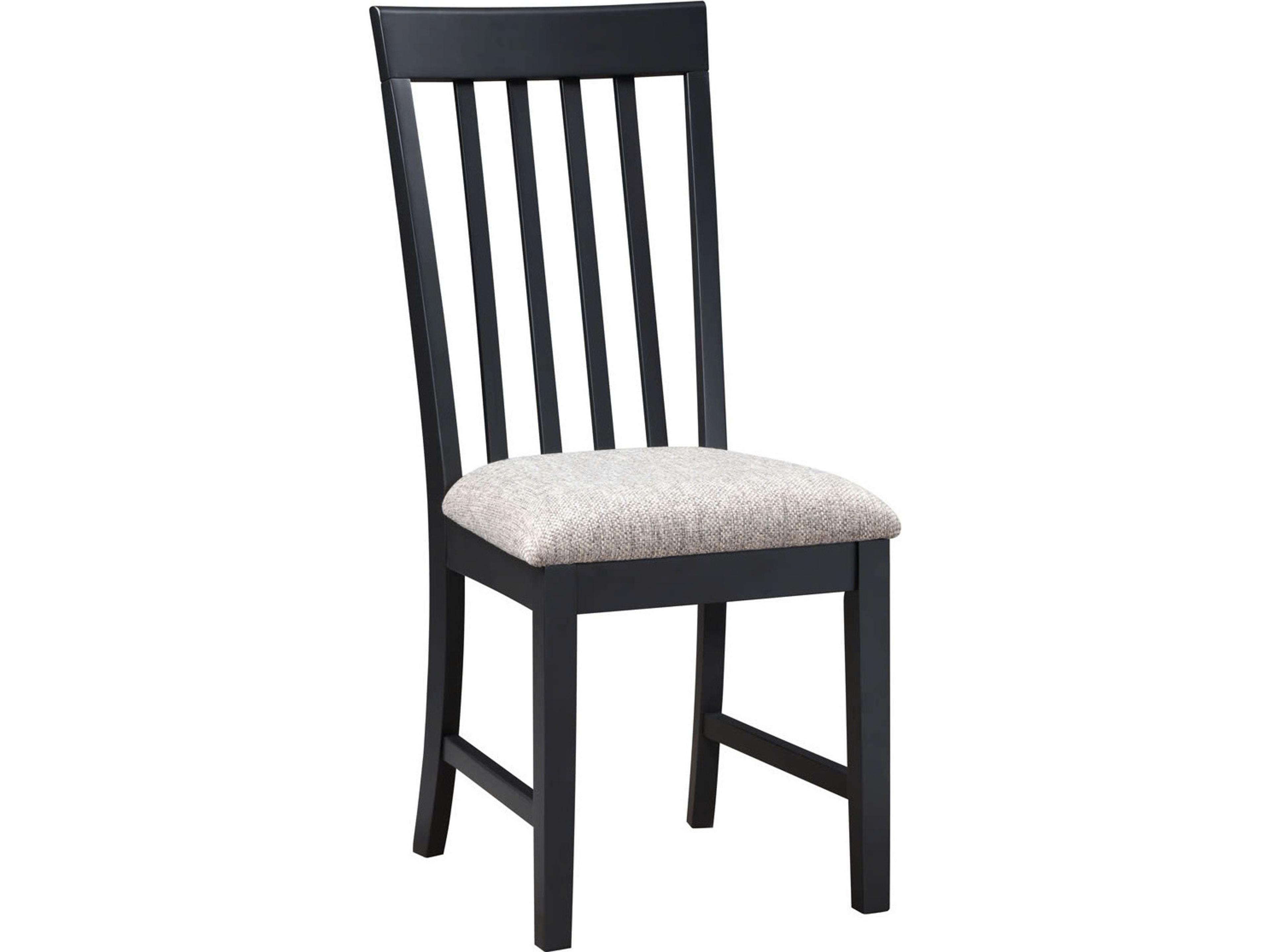 Avalon Furniture Black Upholstered Armless Dining Chair