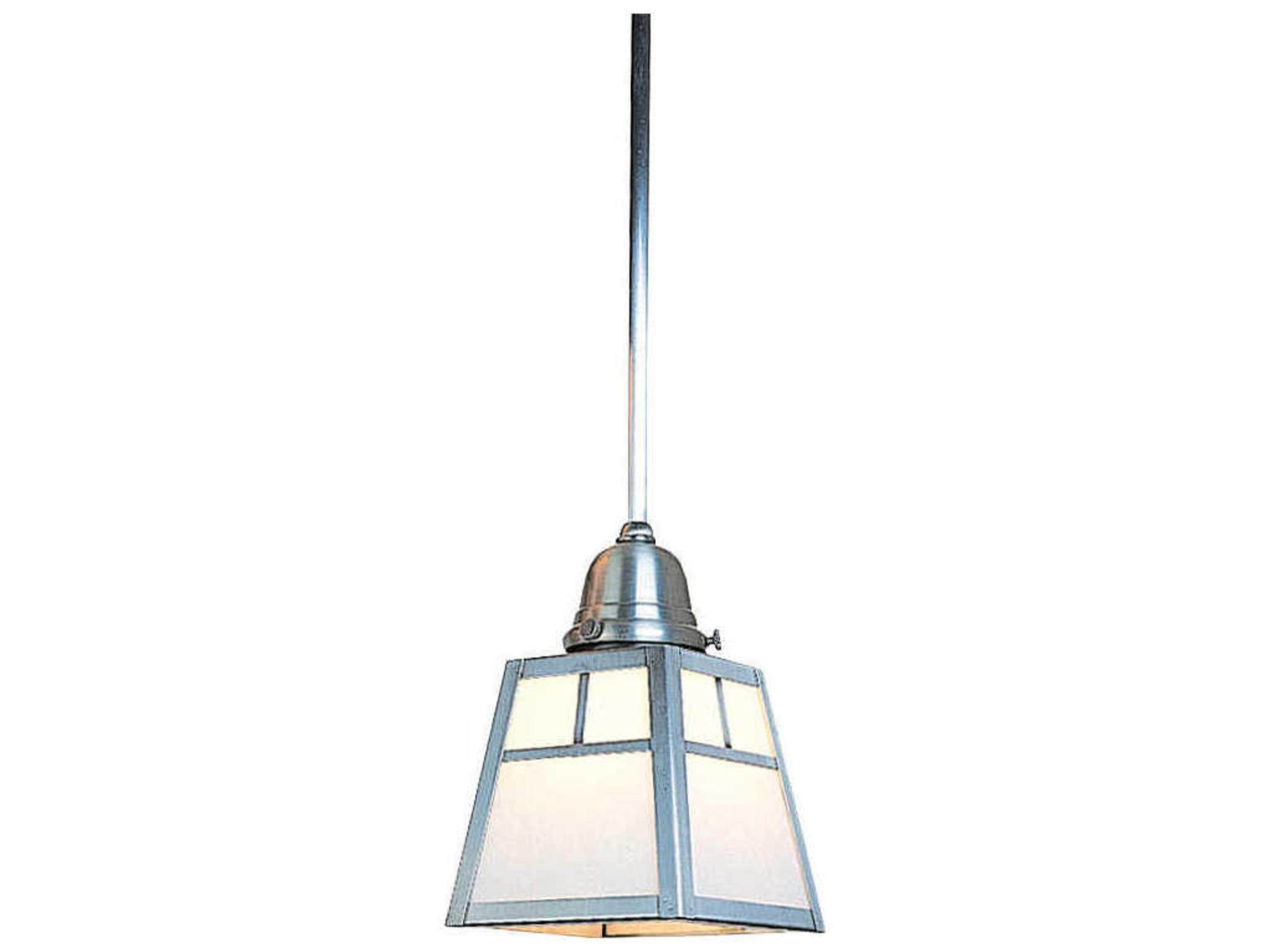 A-line 1-Light Silver Glass Mini Pendant