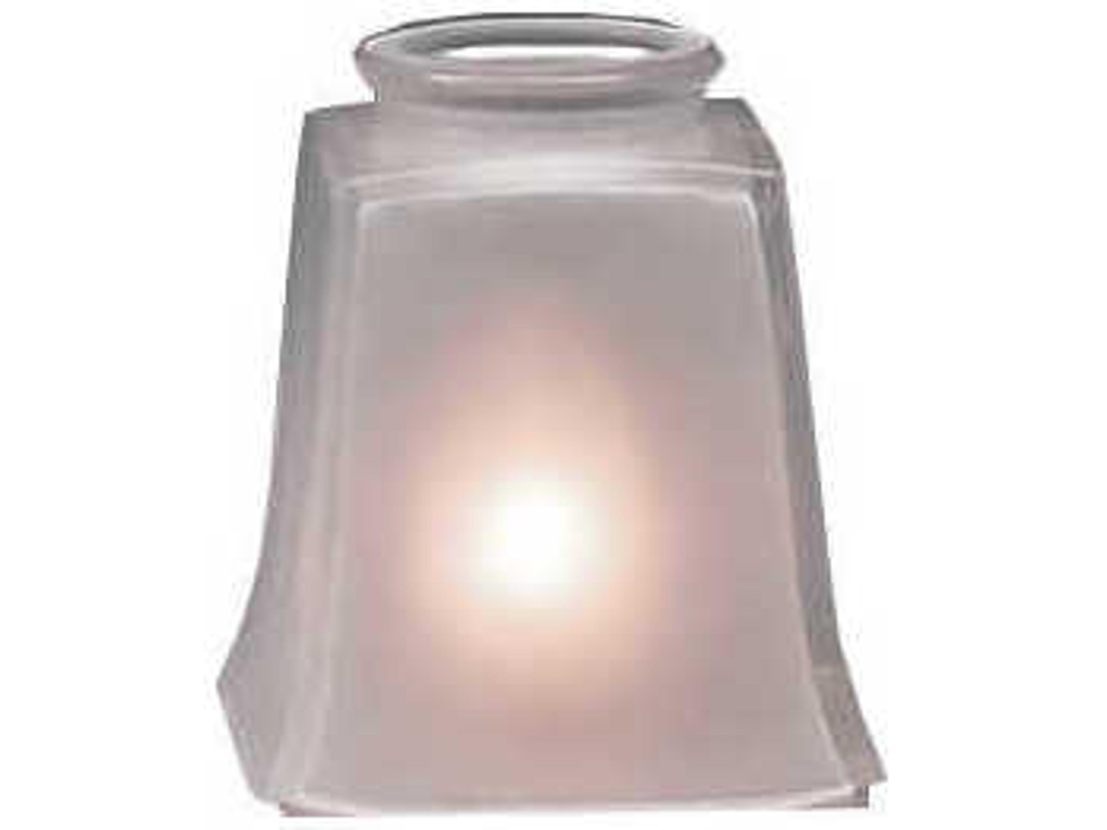 Ruskin Frosted Curved Edge Art Glass Shade