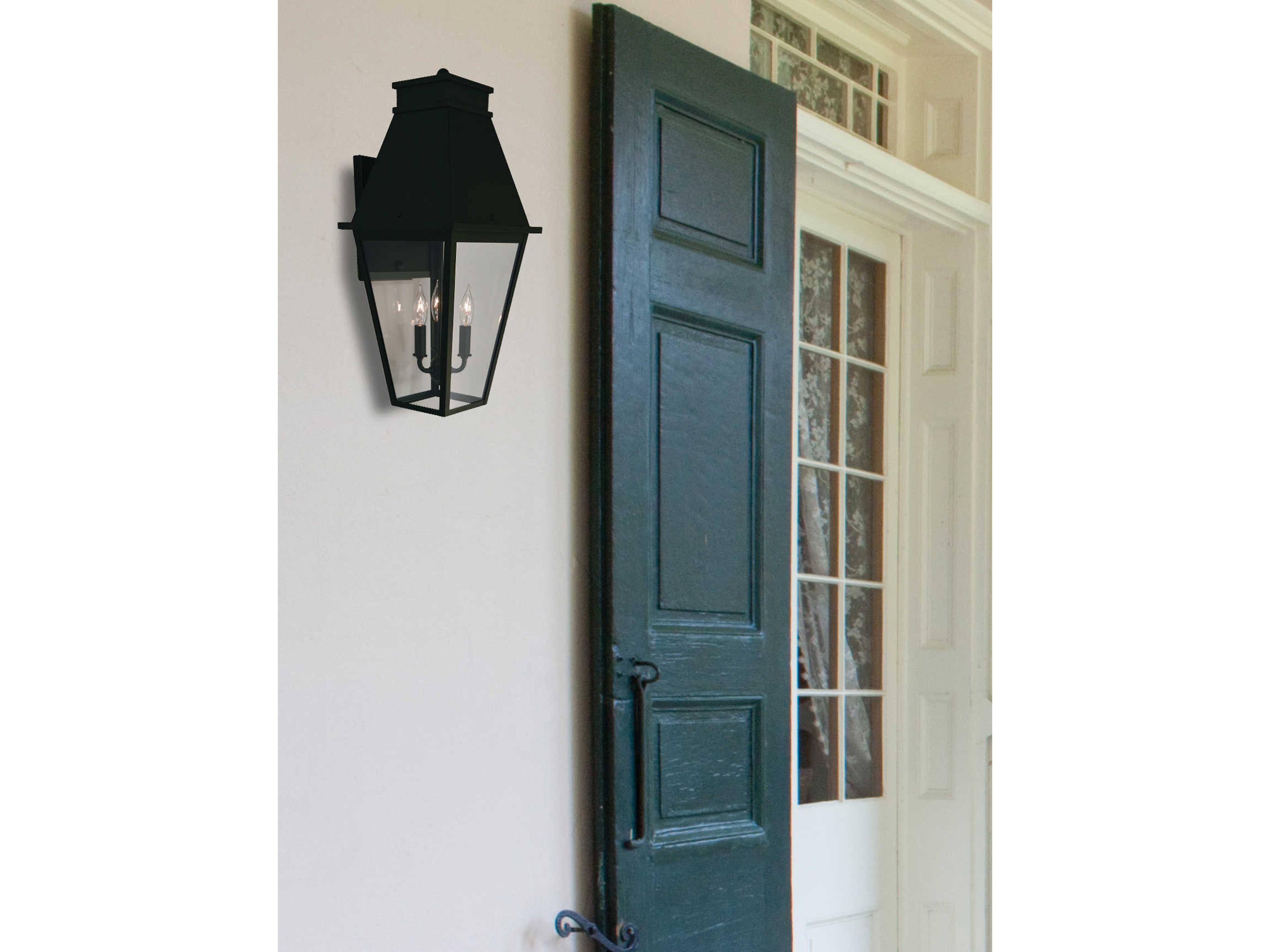Arroyo Craftsman Croydon 3 - Light Glass Outdoor Wall Light