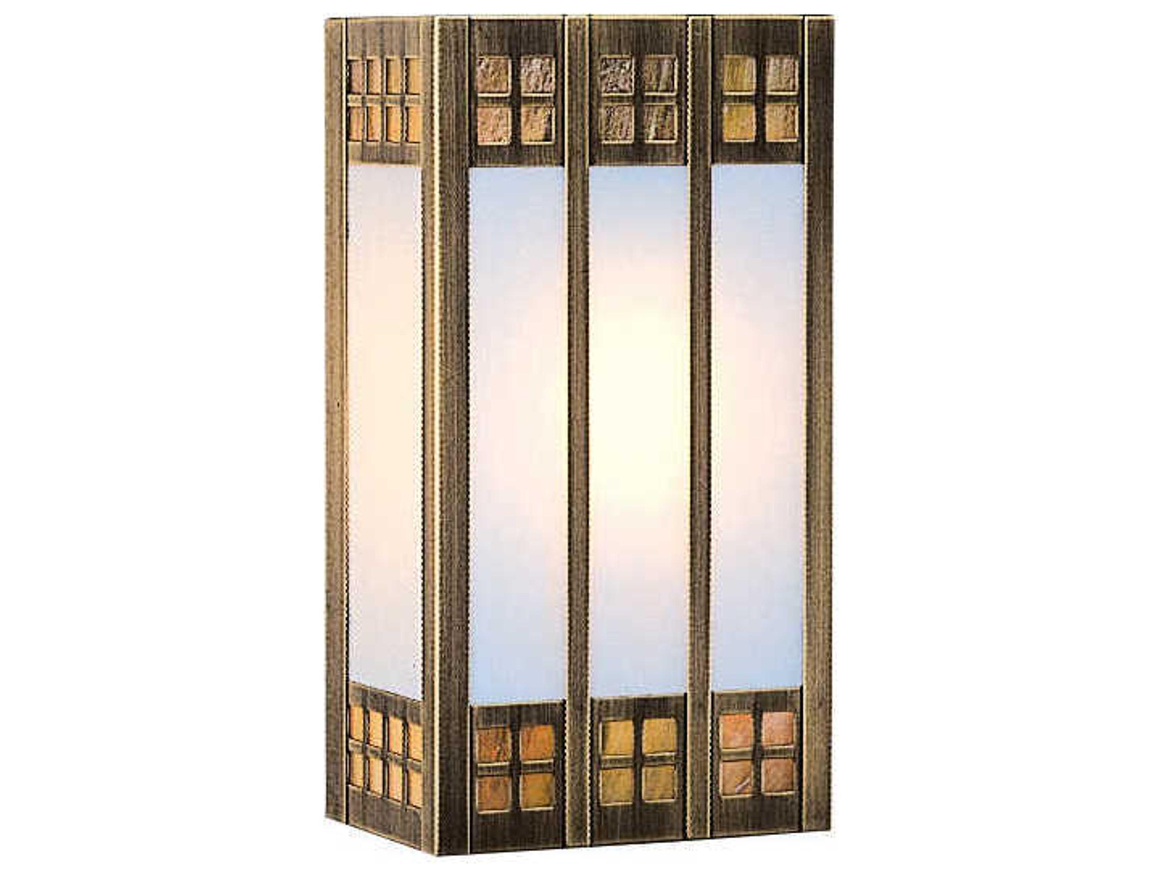 Glasgow 1-Light Brass Glass Wall Sconce
