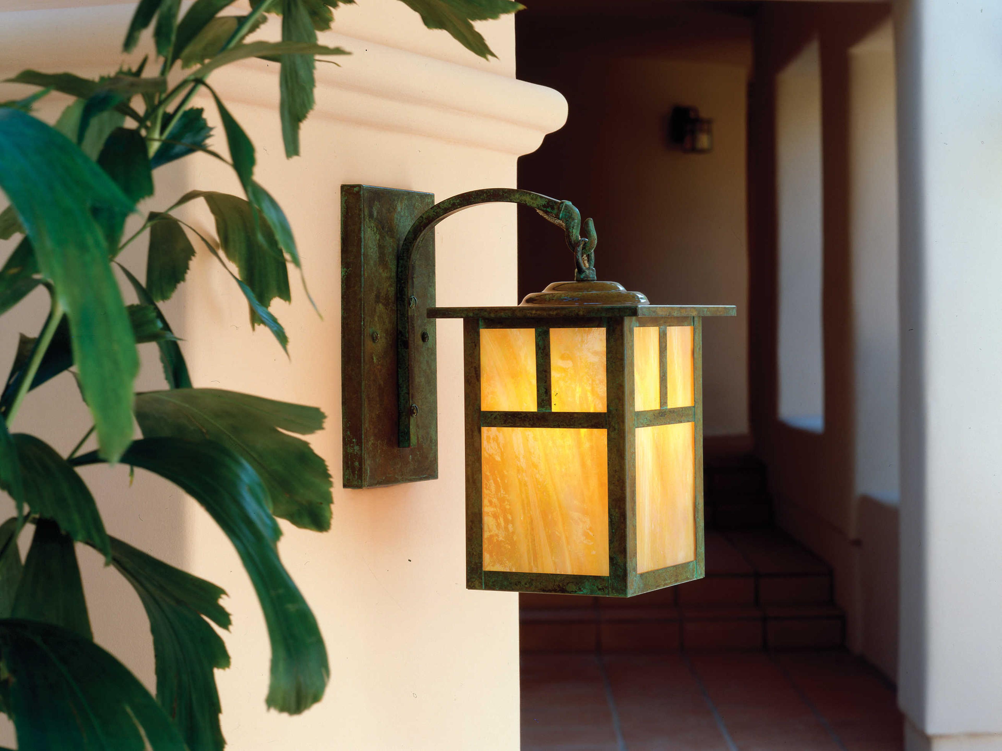 Arroyo Craftsman Mission 1 - Light Glass Outdoor Wall Light
