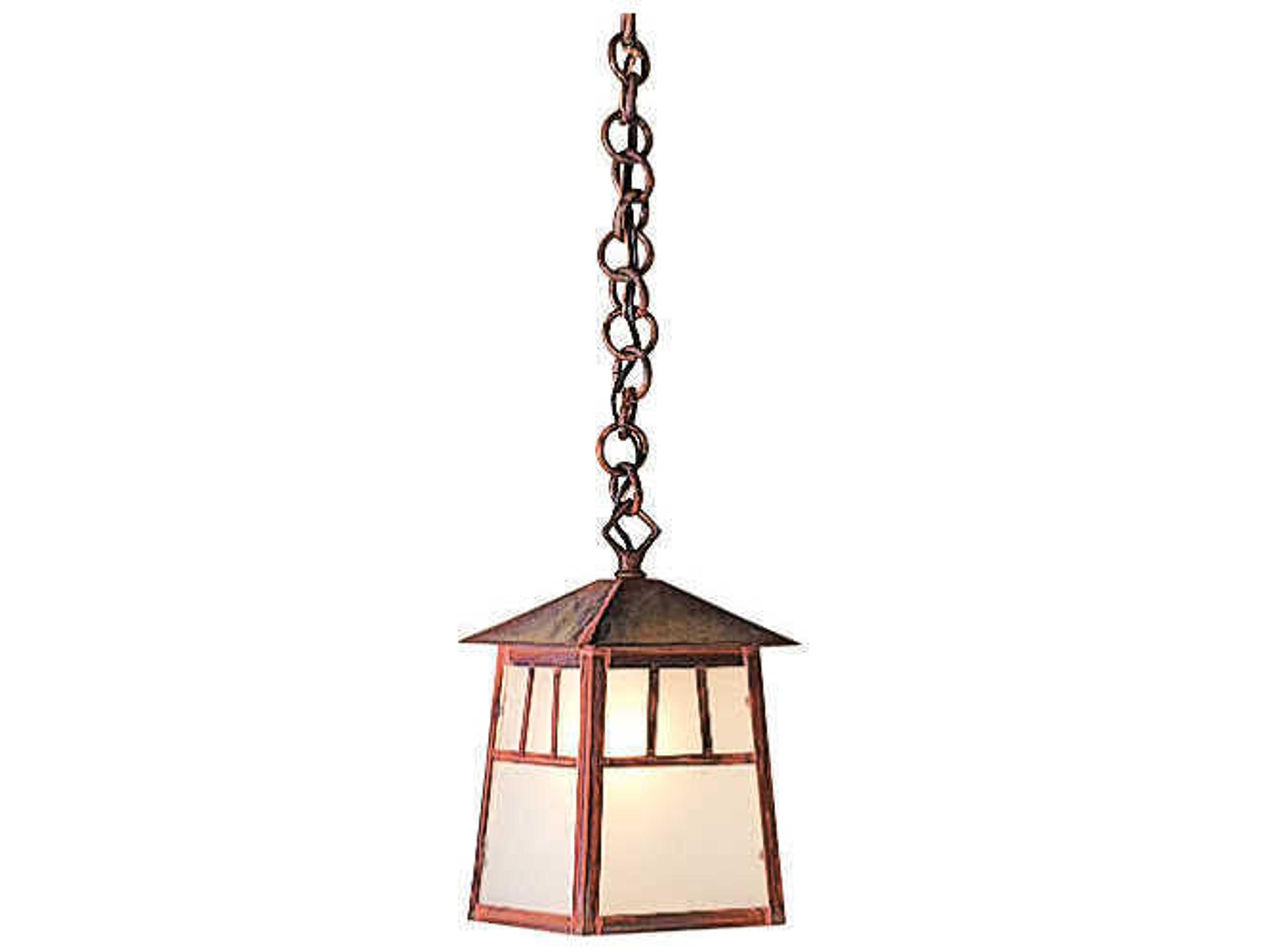 Raymond 1-Light Copper Glass Geometric Mini Pendant