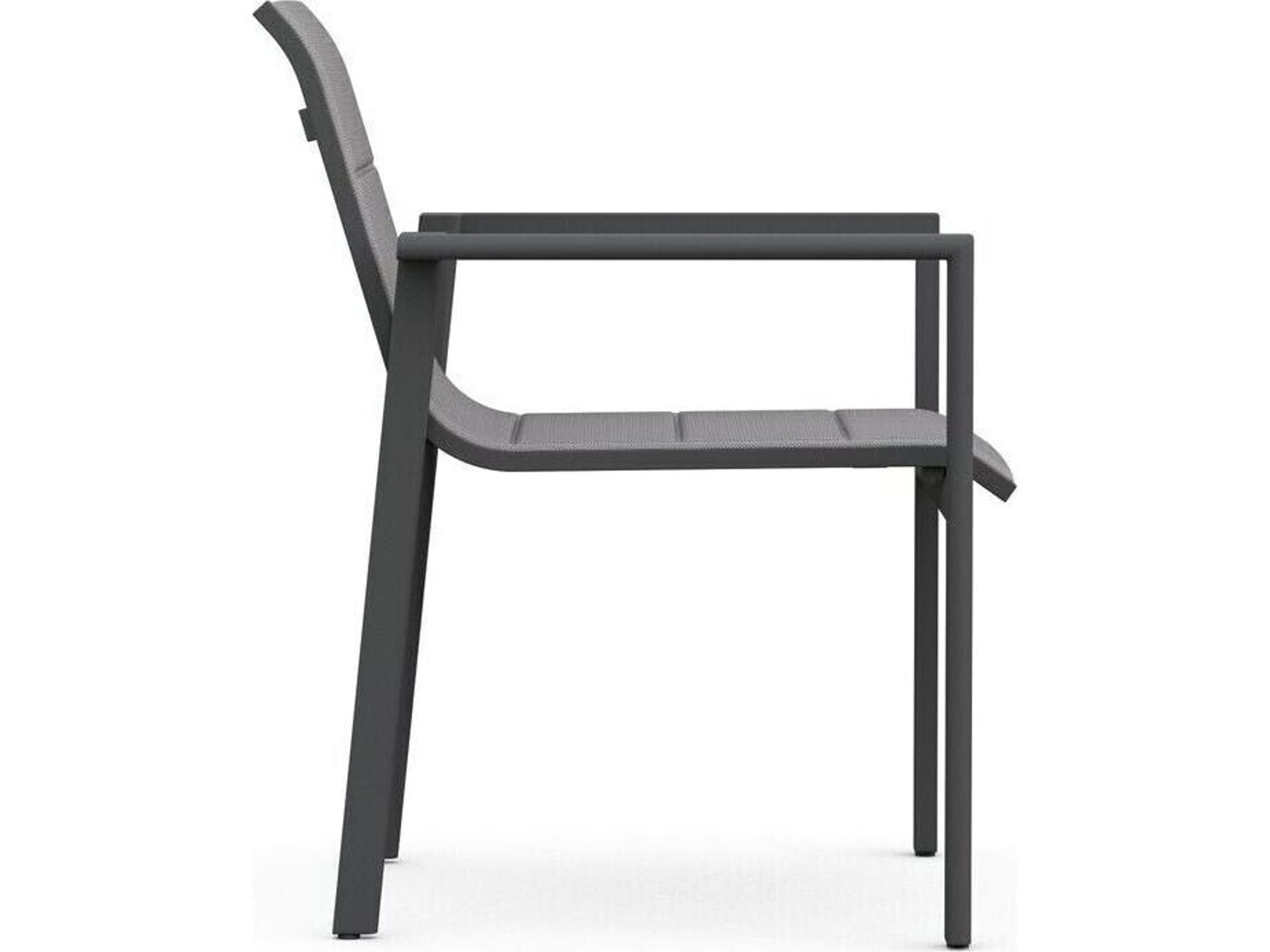 Azzurro Living Amalfi Aluminum Sling Dining Chair Set of 4