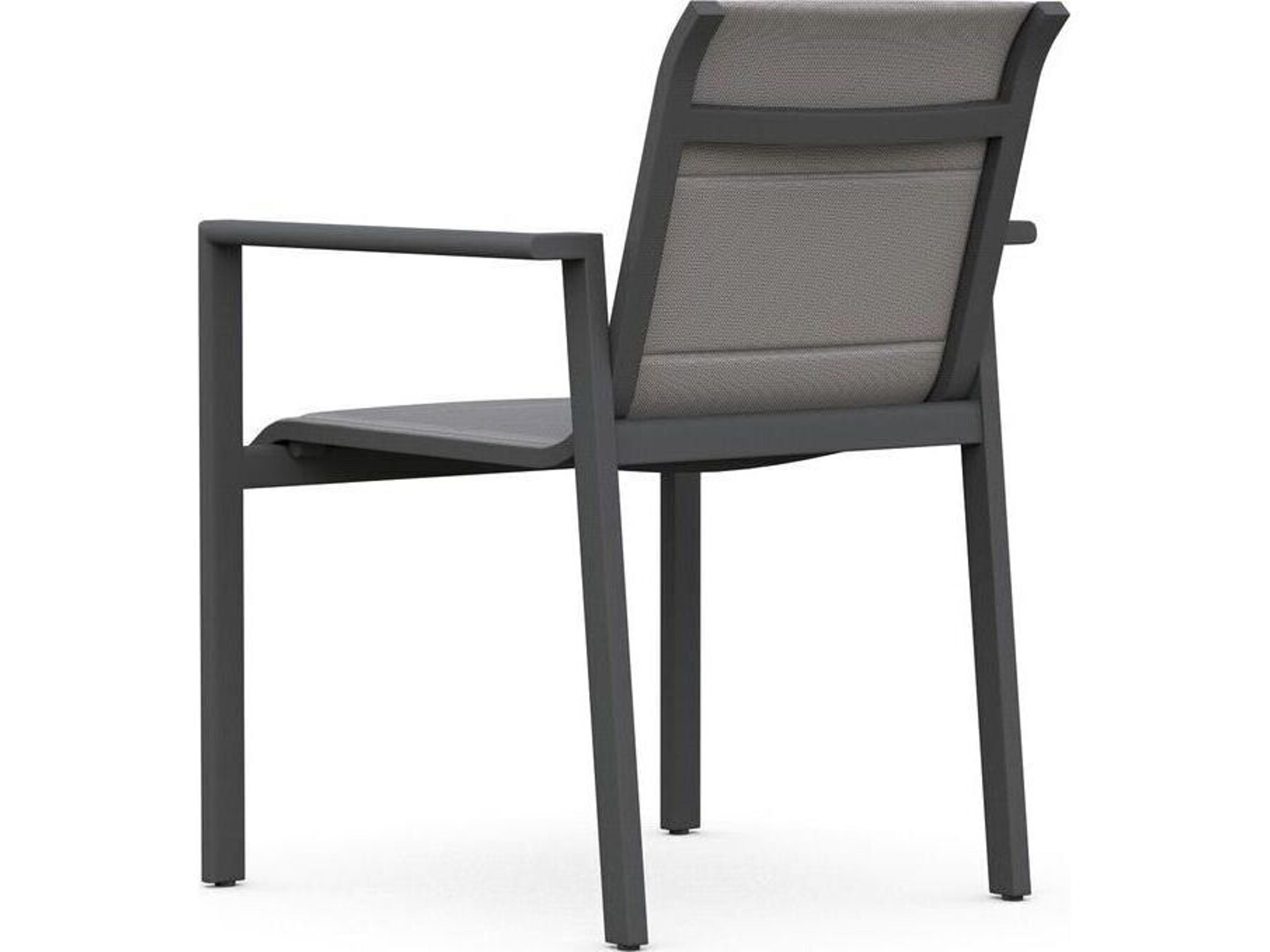 Azzurro Living Amalfi Aluminum Sling Dining Chair Set of 4