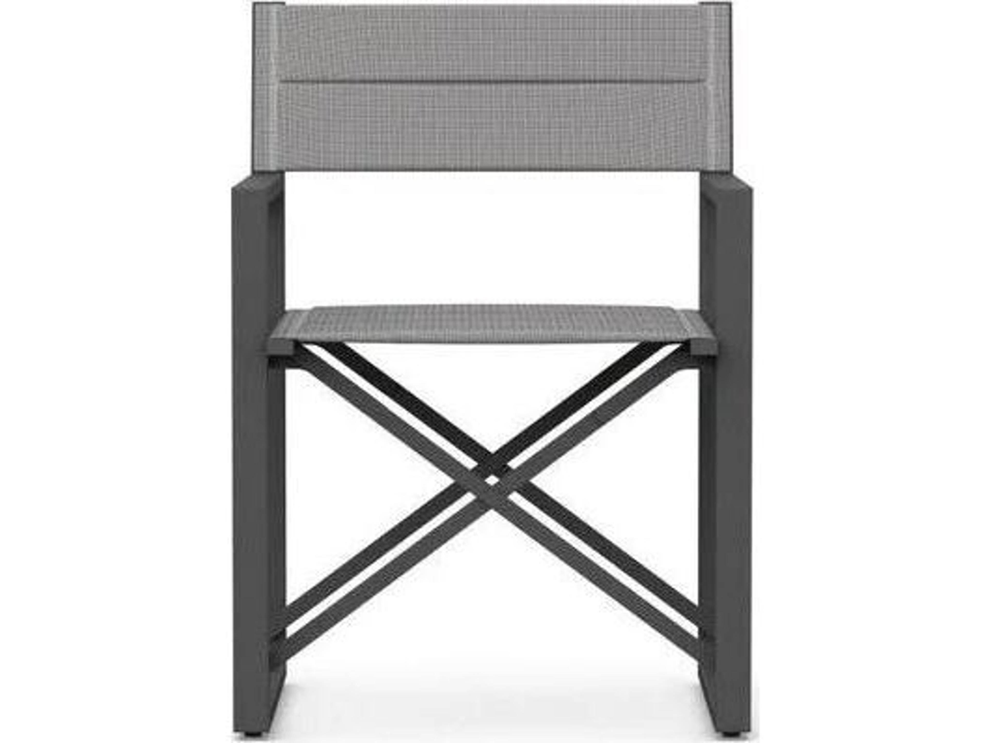 Azzurro Living Amalfi Aluminum Sling Dining Chair Set of 4