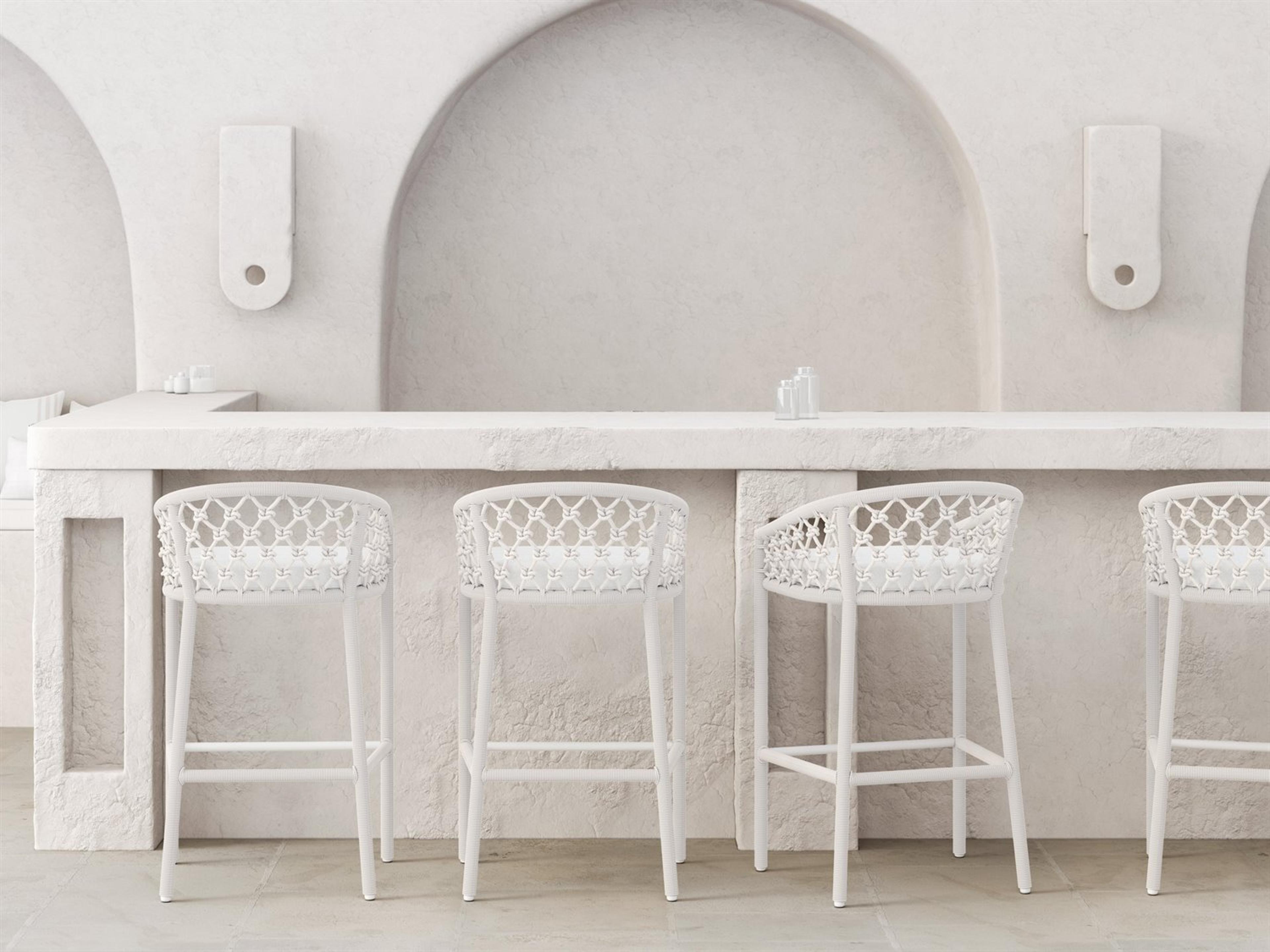 Amelia White Rope Bar Set