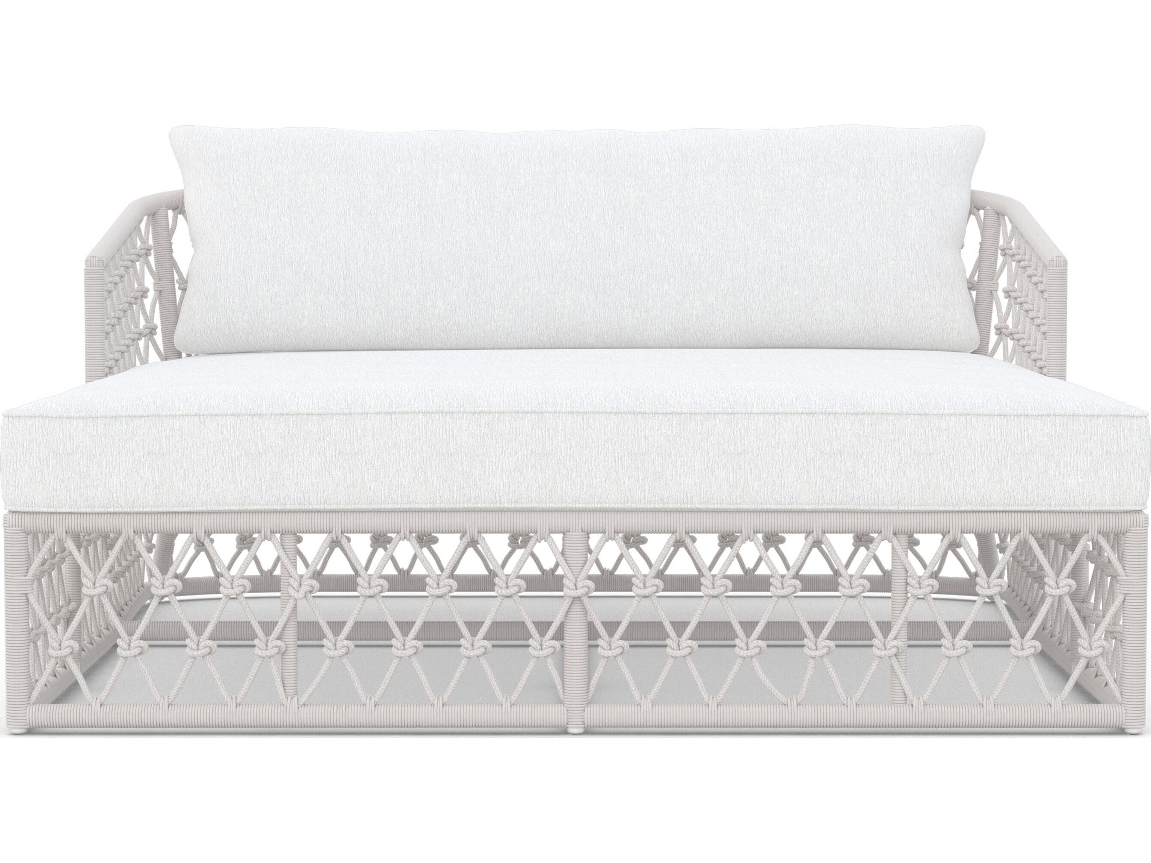 Azzurro Living Amelia Sand All-Weather Rope Day Bed with Cushion