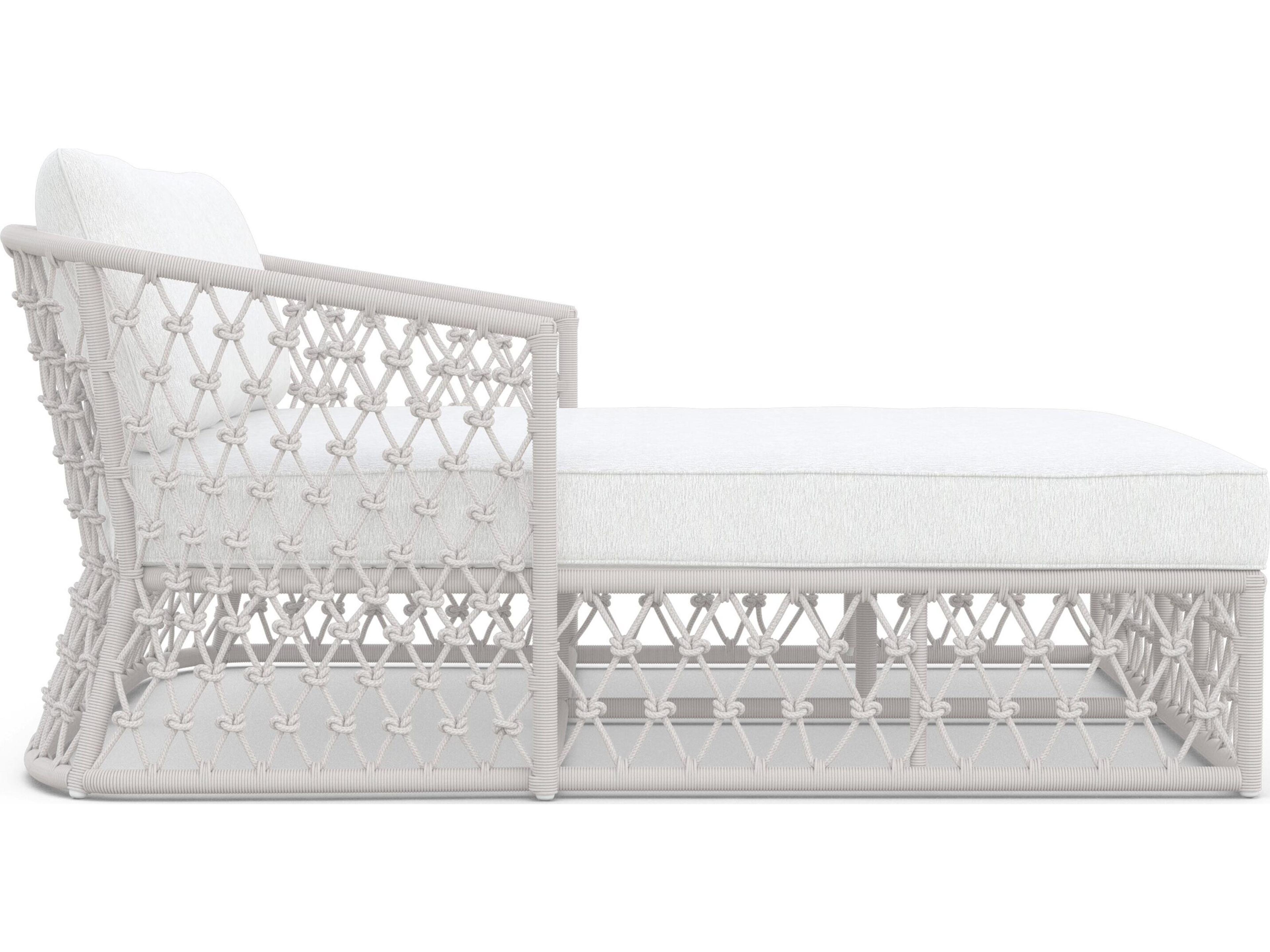 Azzurro Living Amelia Sand All-Weather Rope Day Bed with Cushion