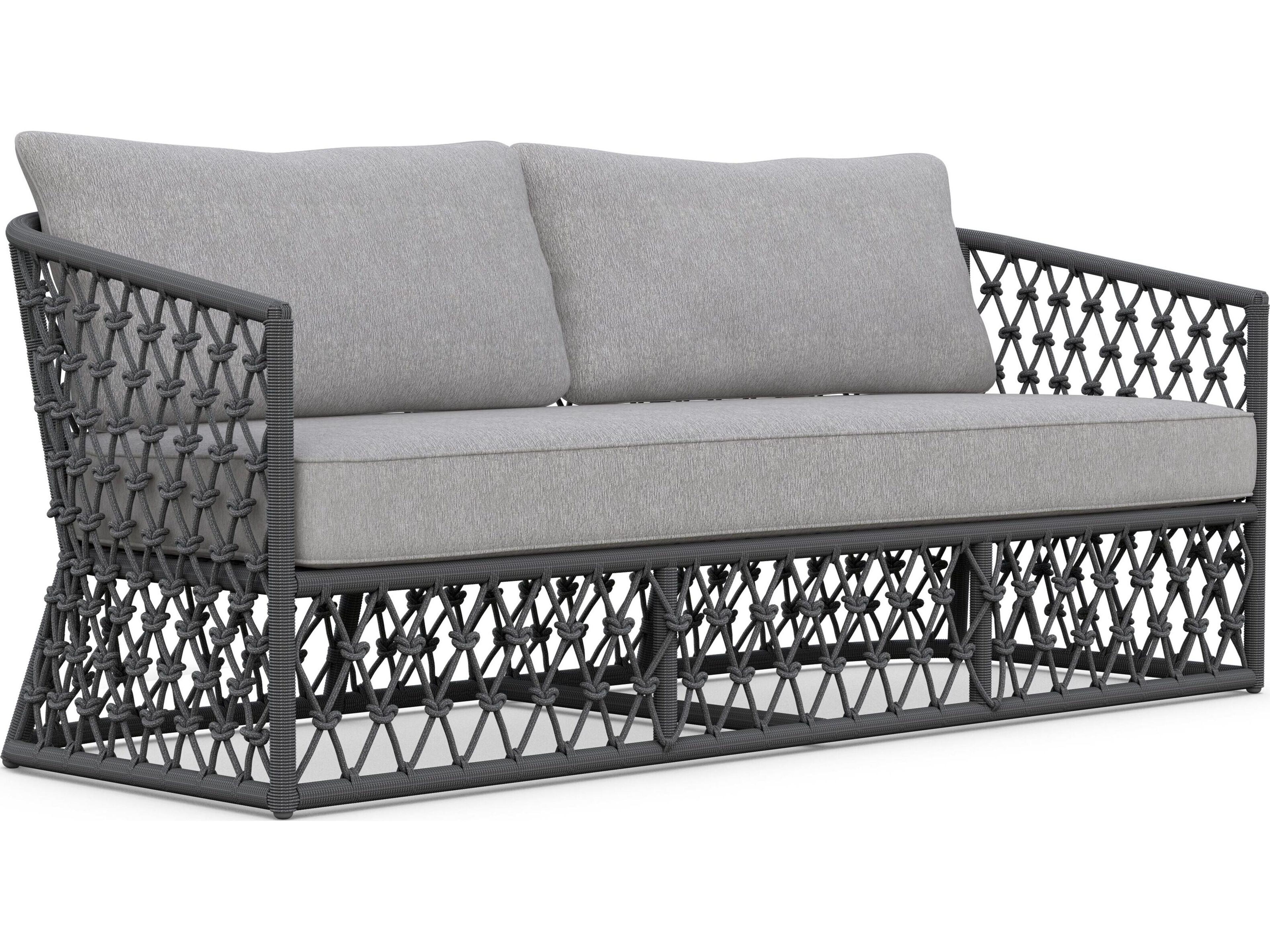 Amelia Rope Patio Sofa All-Weather Performance