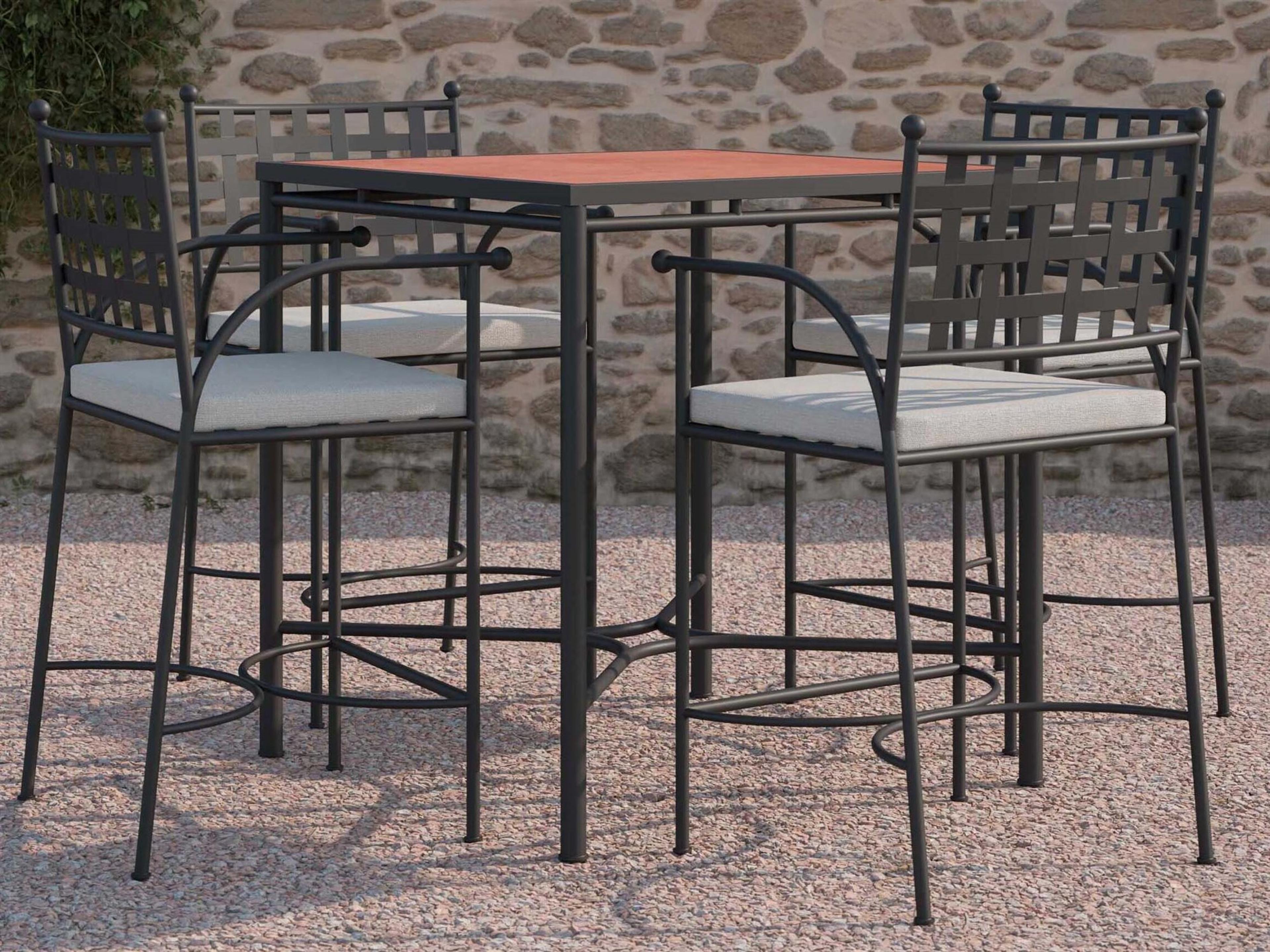 Athens Counter Table And Stools Set