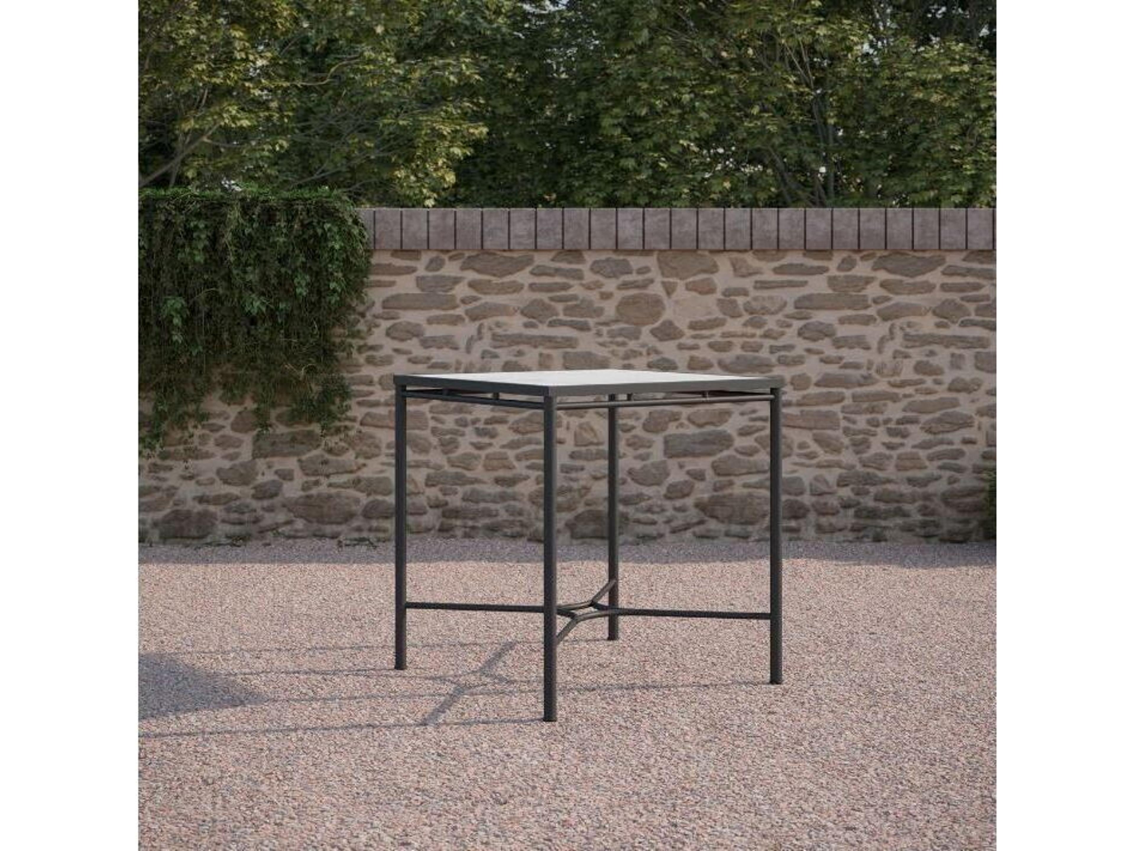 Azzurro Living Athens Counter Table Wrought Iron Table Base Only