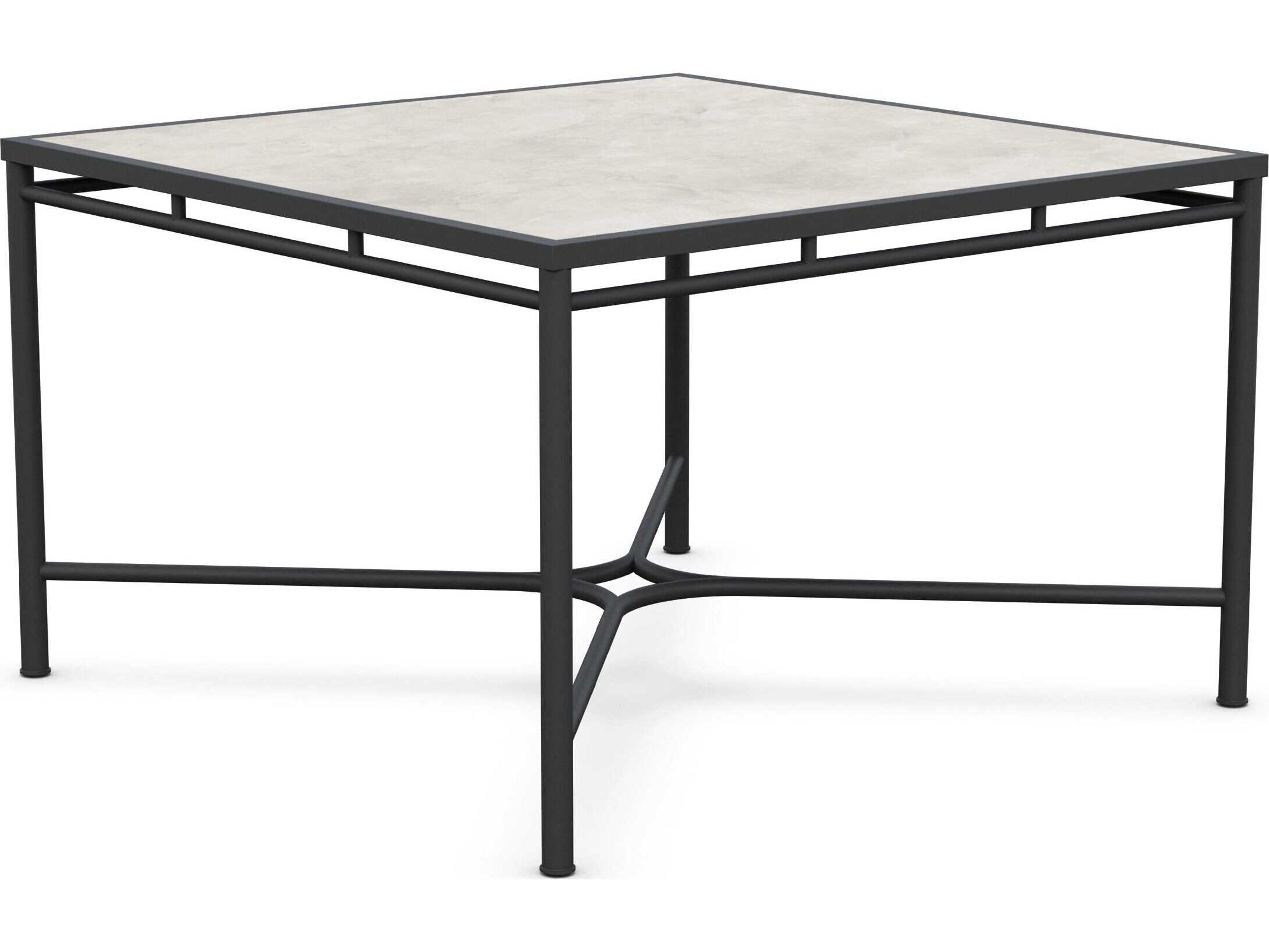 Azzurro Living Athens Noir Wrought Iron Square Dining Table