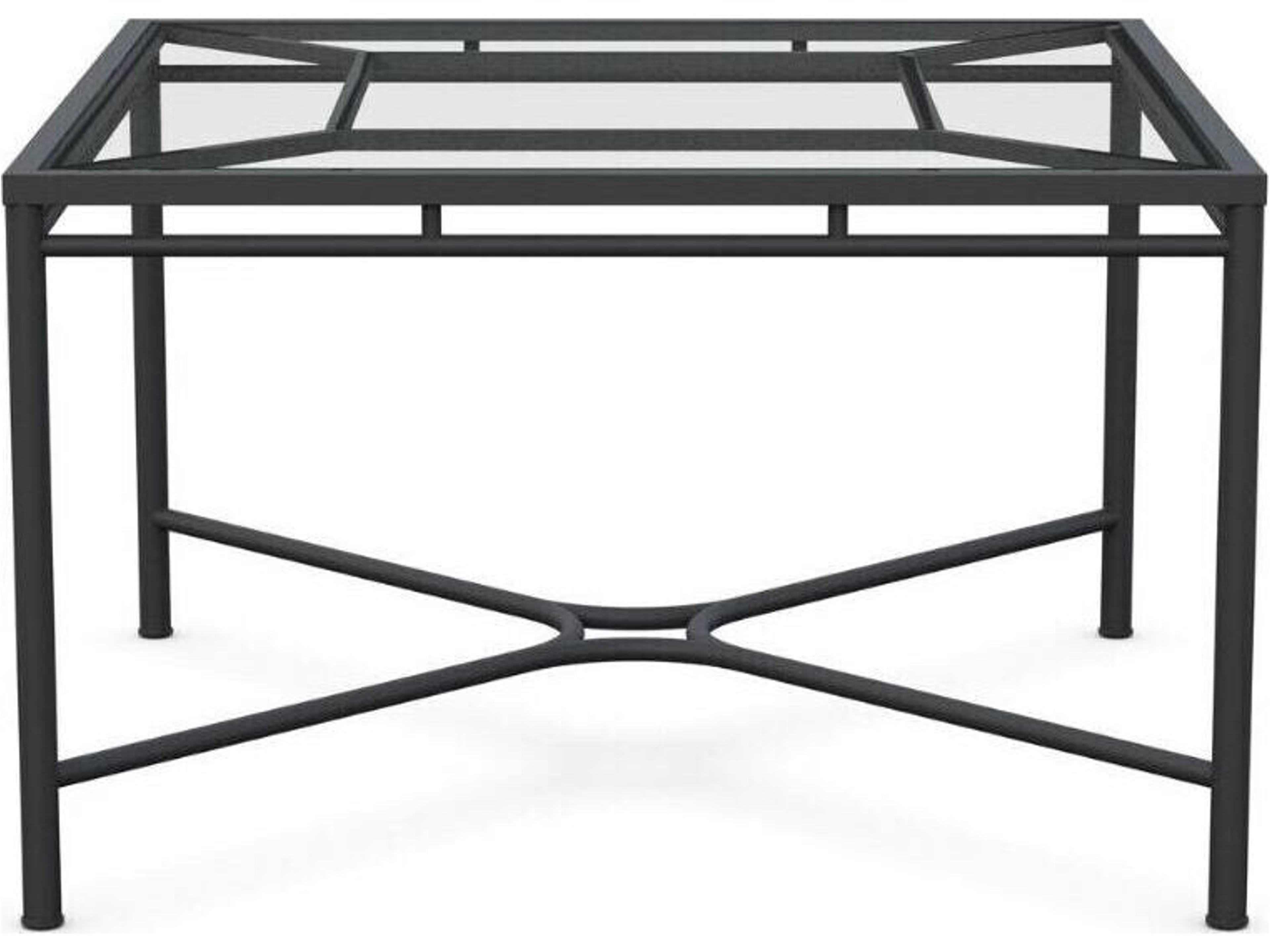 Azzurro Living Athens Square Dining Table Wrought Iron Table Base Only