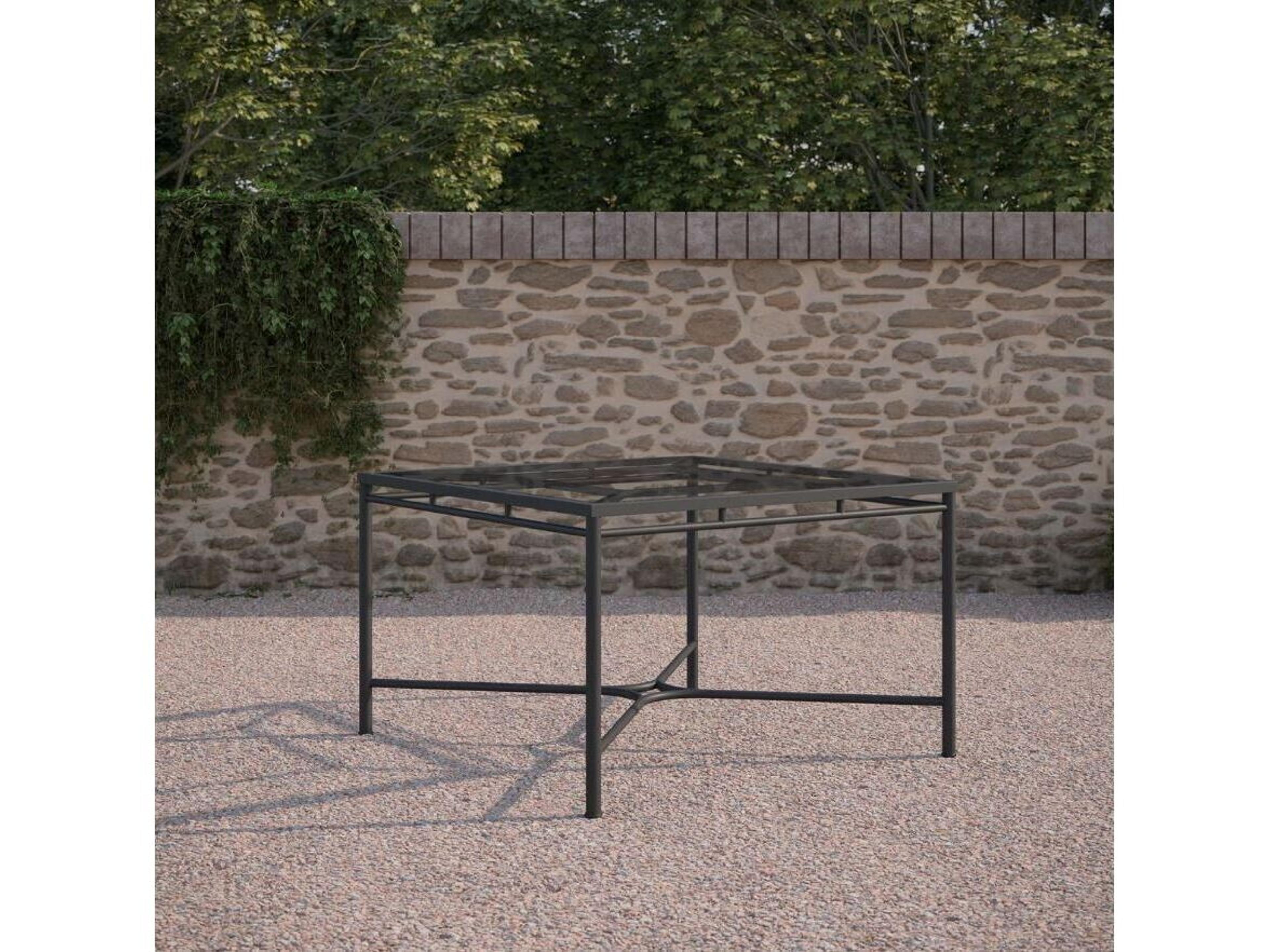 Azzurro Living Athens Square Dining Table Wrought Iron Table Base Only