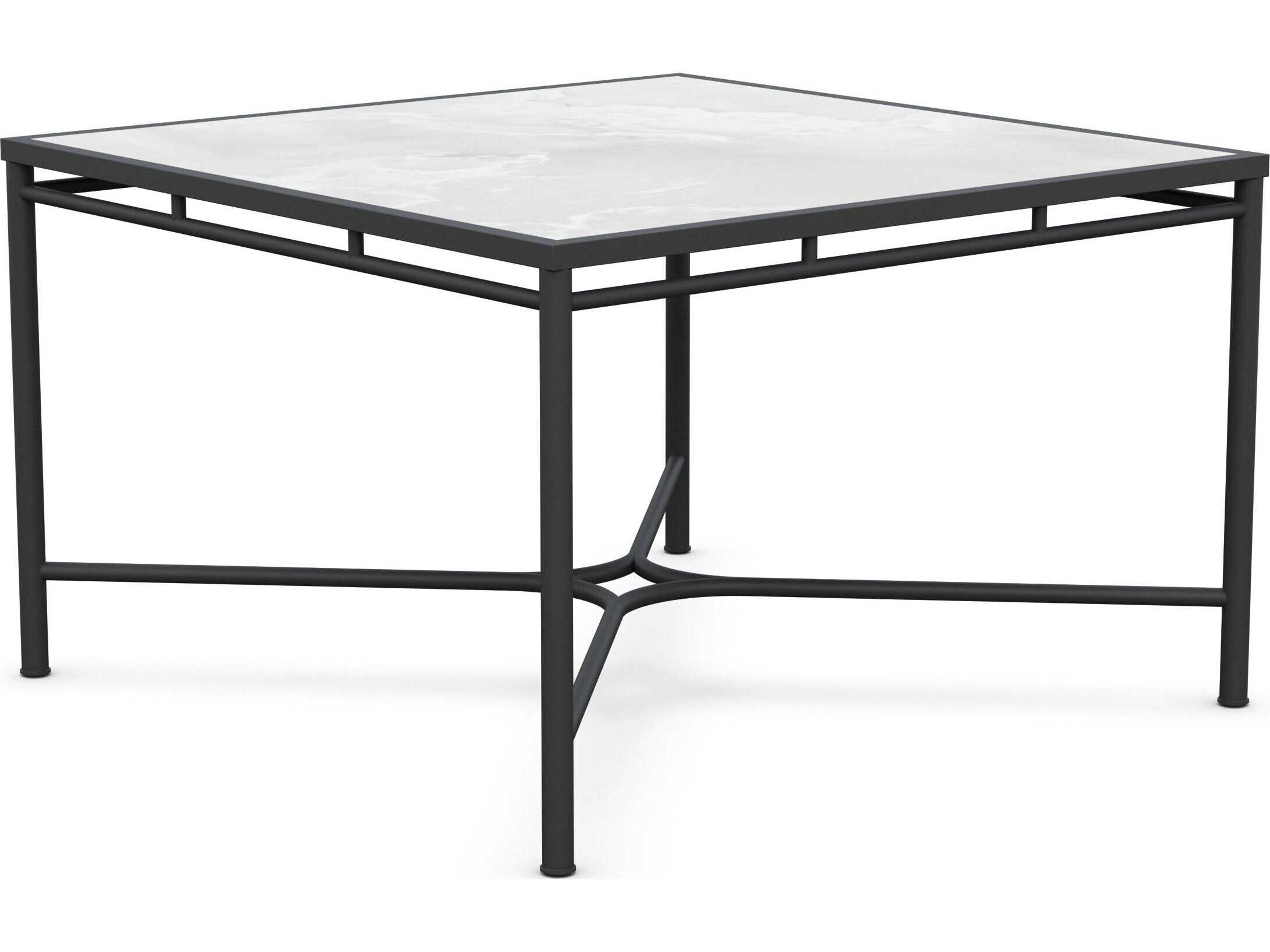 Azzurro Living Athens Noir Wrought Iron Square Dining Table
