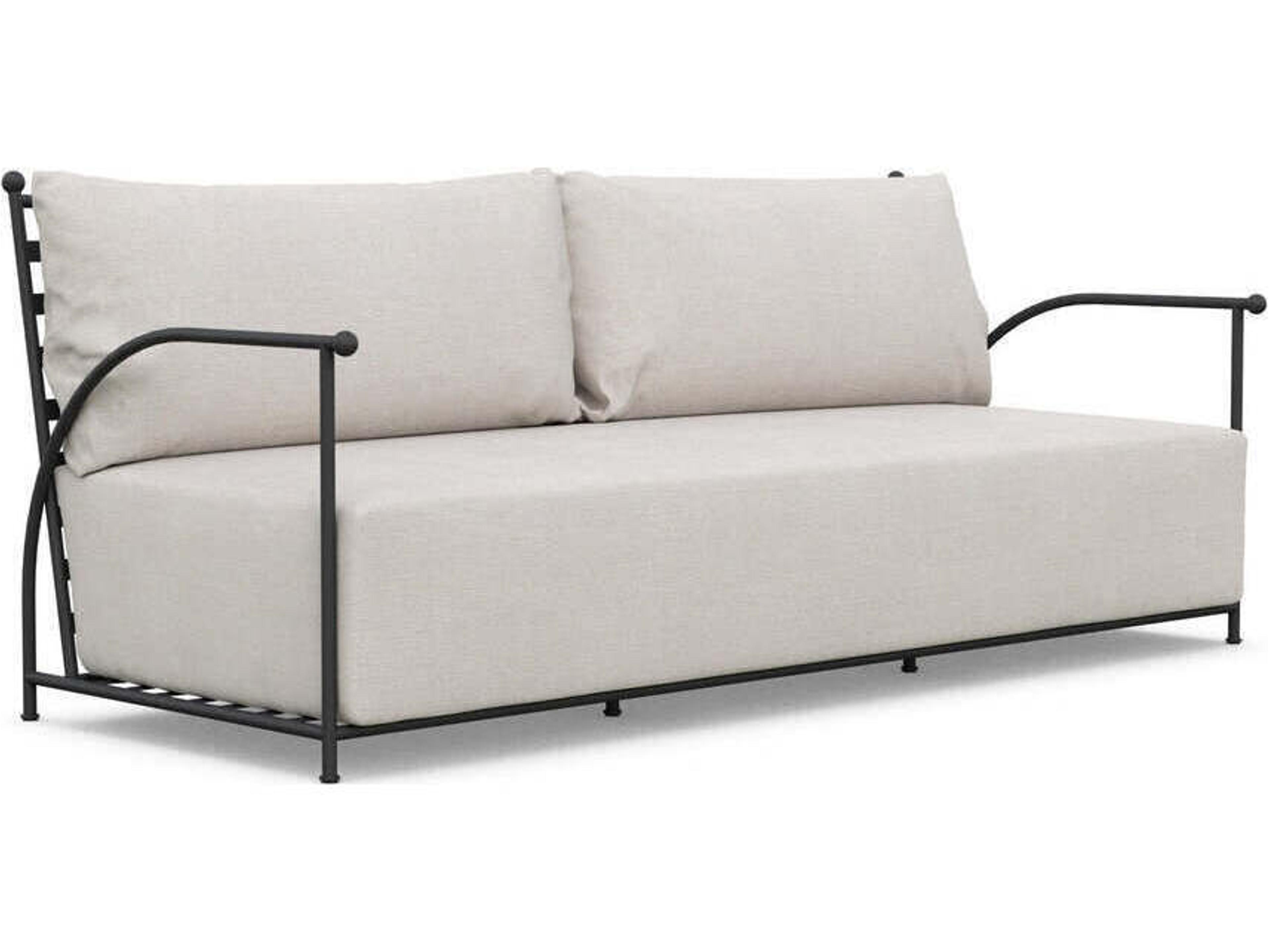 Athens Wrought Iron 3 Seat Sofa Outdoor