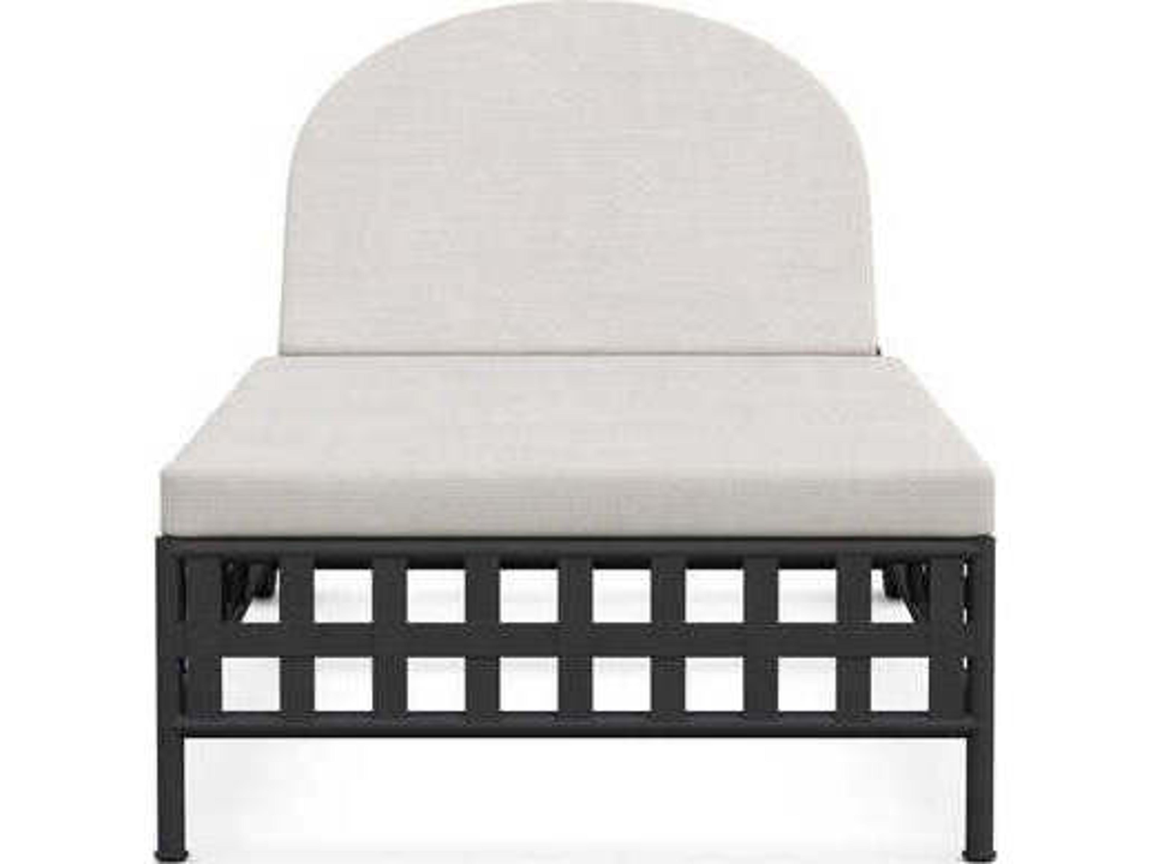 Azzurro Living Athens Wrought Iron Cushion Chaise Lounge