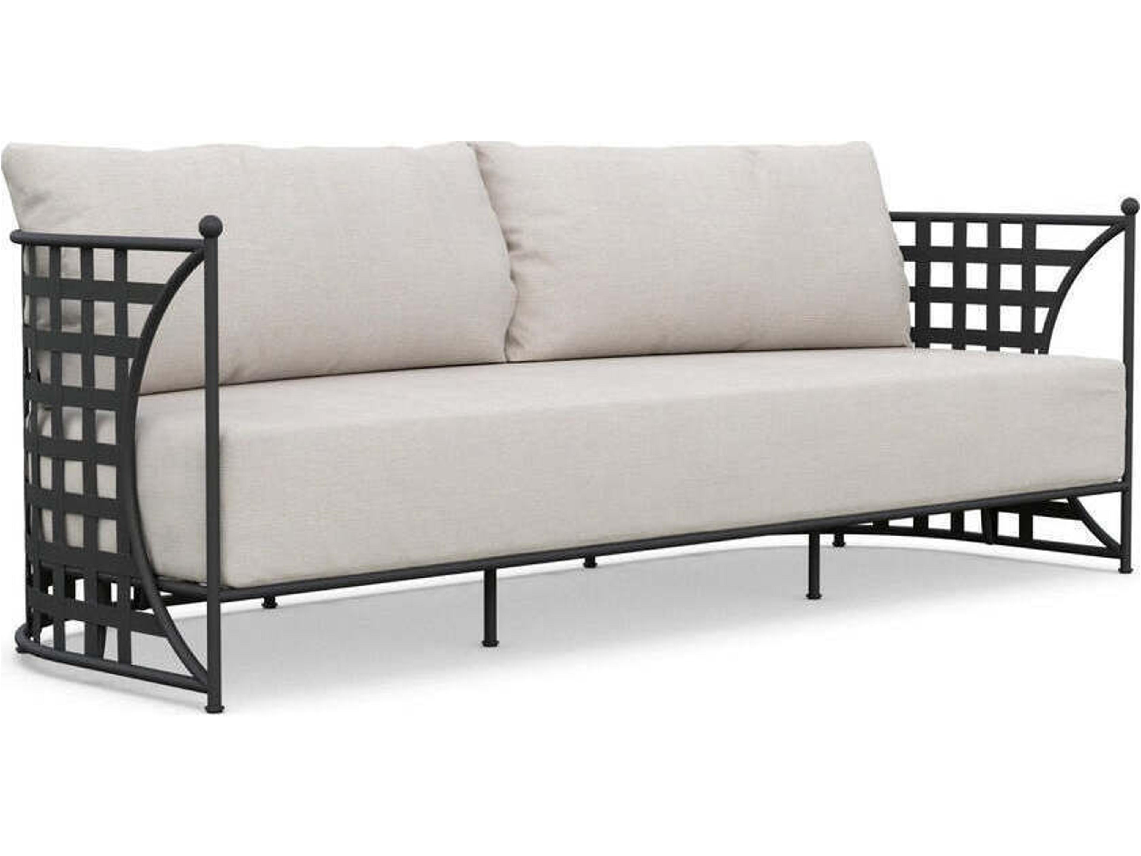 Athens 3 Seat Sofa Wrought Iron Outdoor