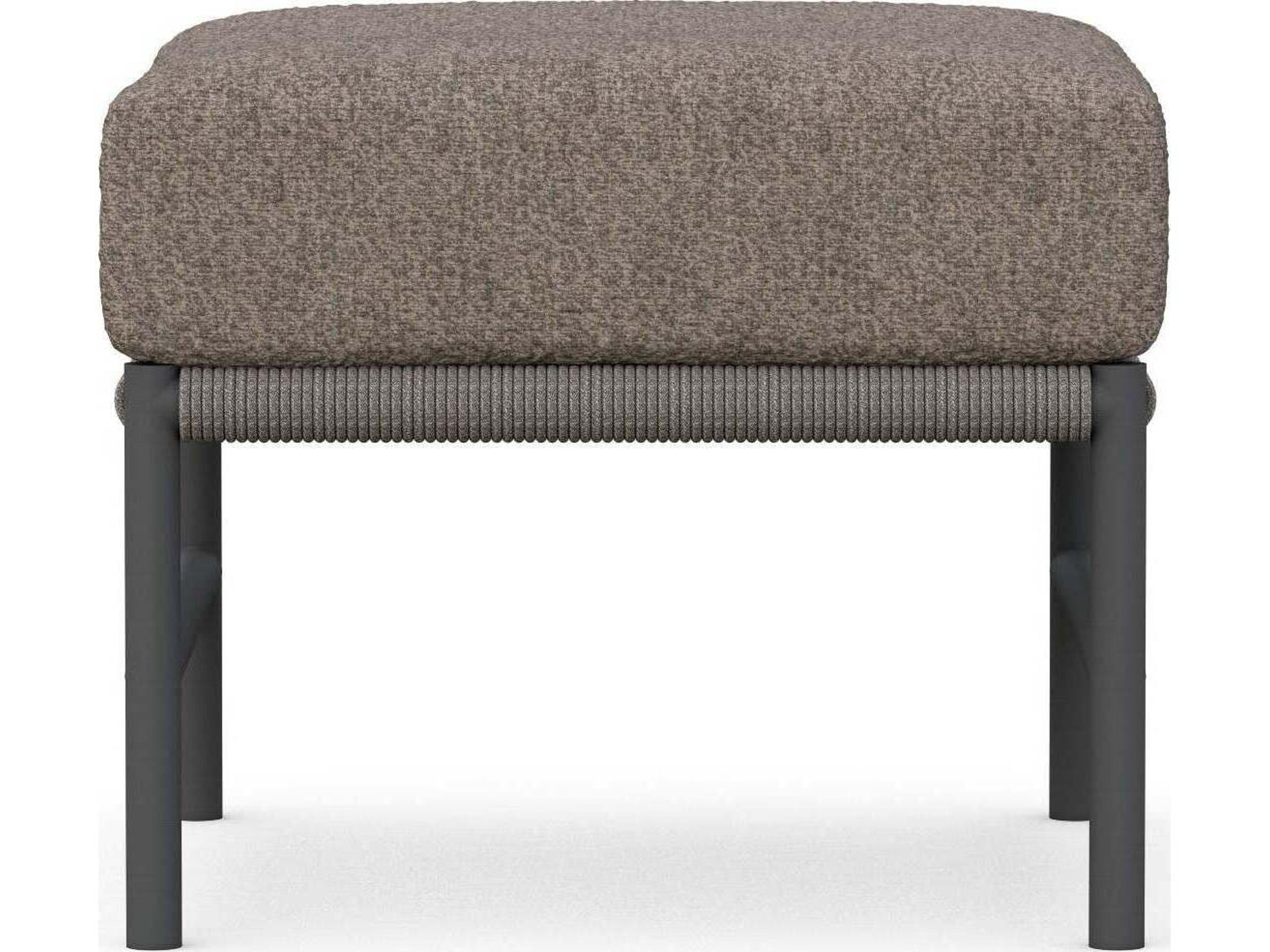 Azzurro Living Avalon Aluminum Cushion Ottoman