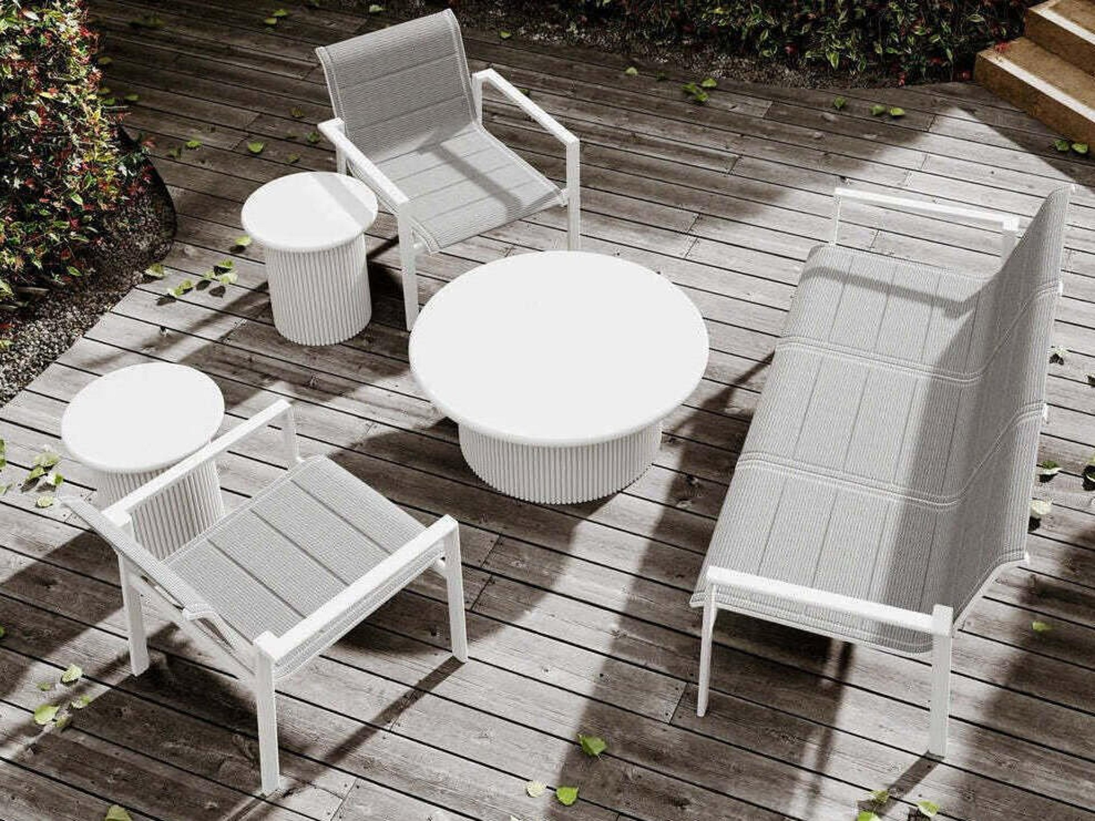 Azza Light Gray Patio Lounge Set