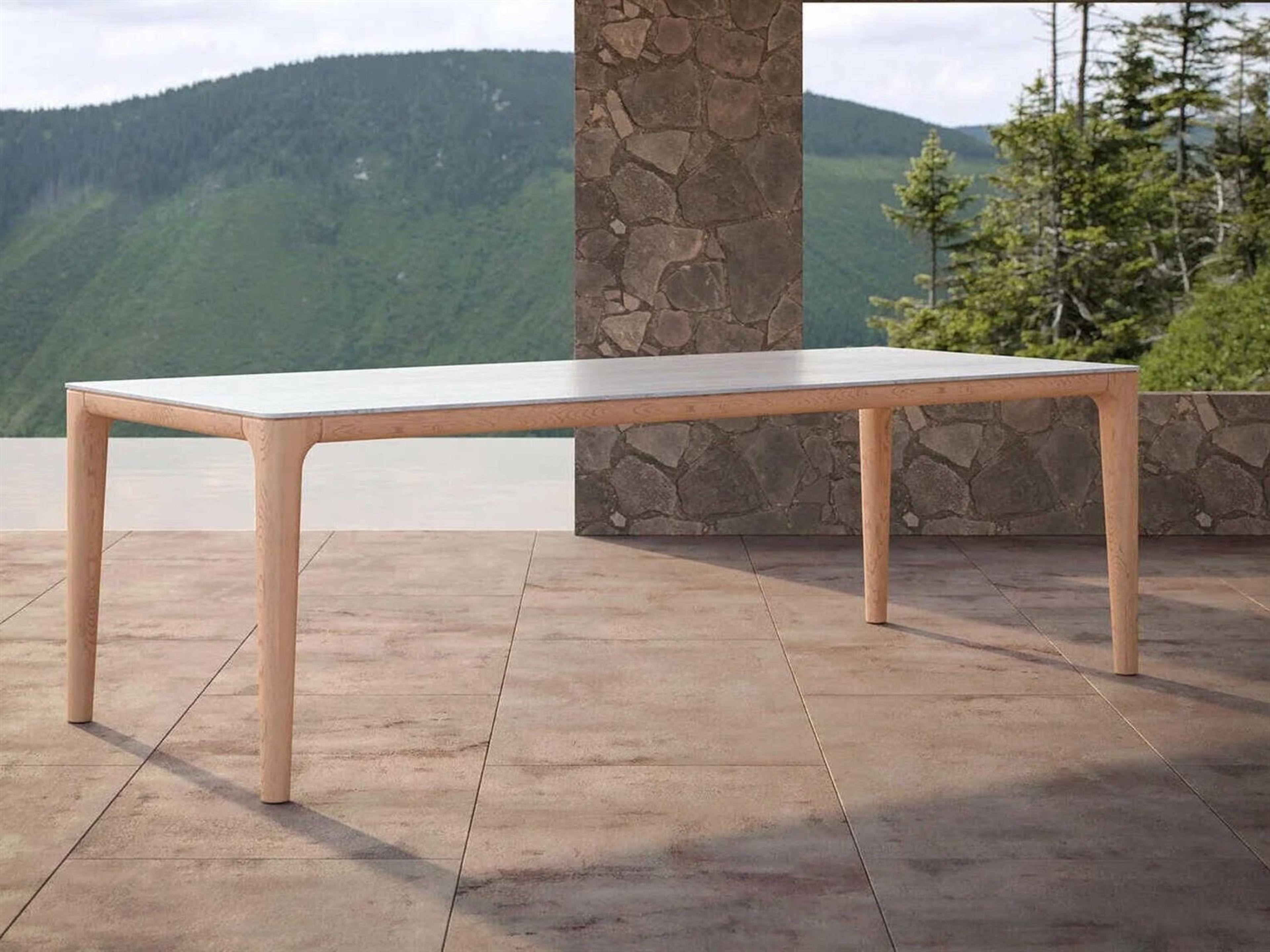 Azzurro Living Boca Natural Teak Rectangular Dining Table