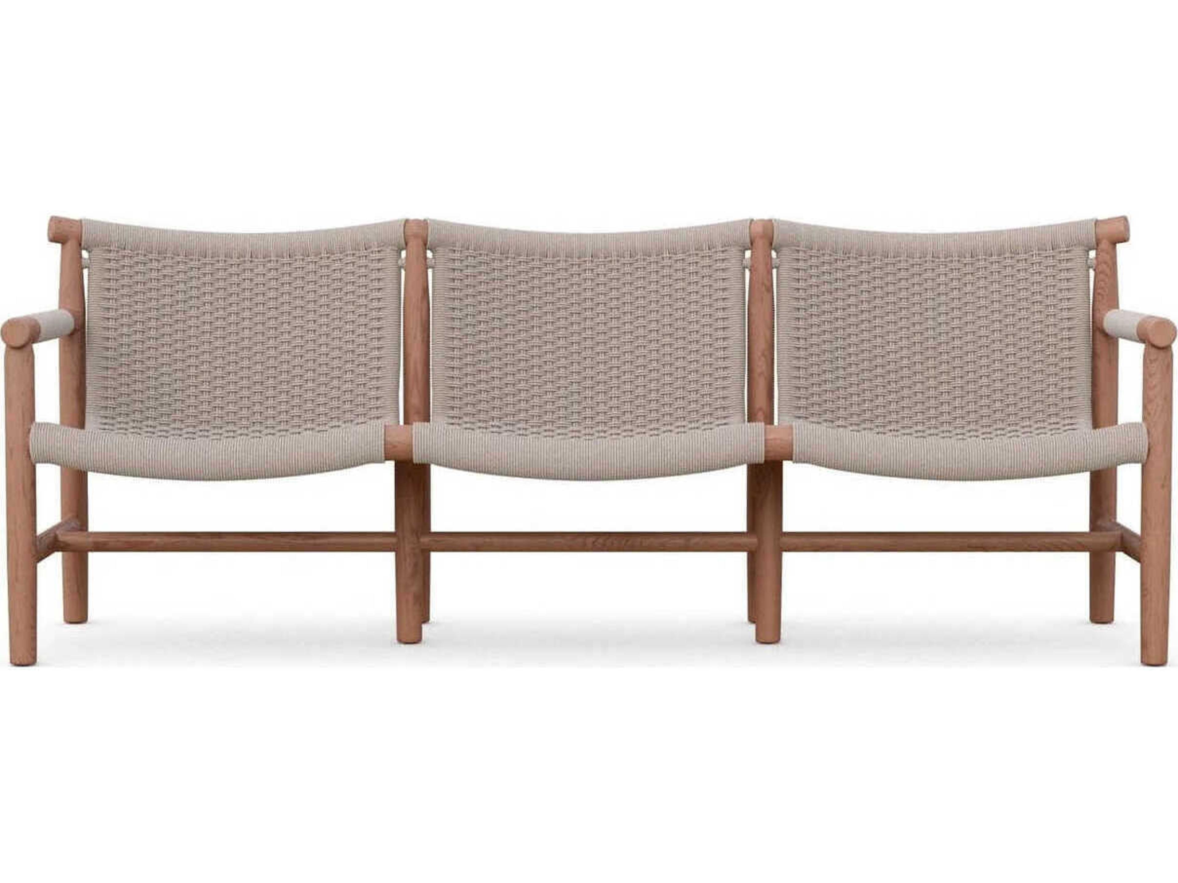 Azzurro Living Boca Natural Teak Rope Sofa