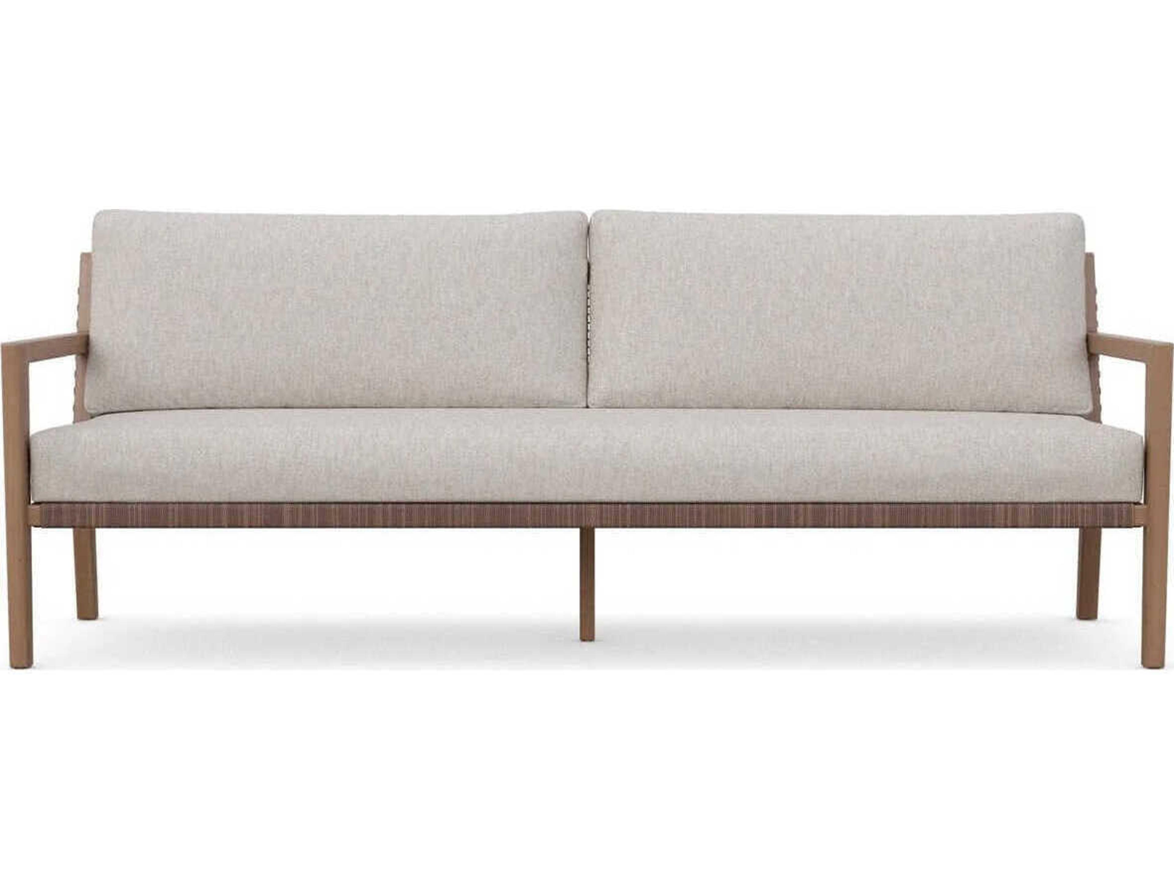 Azzurro Living Bozeman Barkaluwood Wood Cushion Sofa