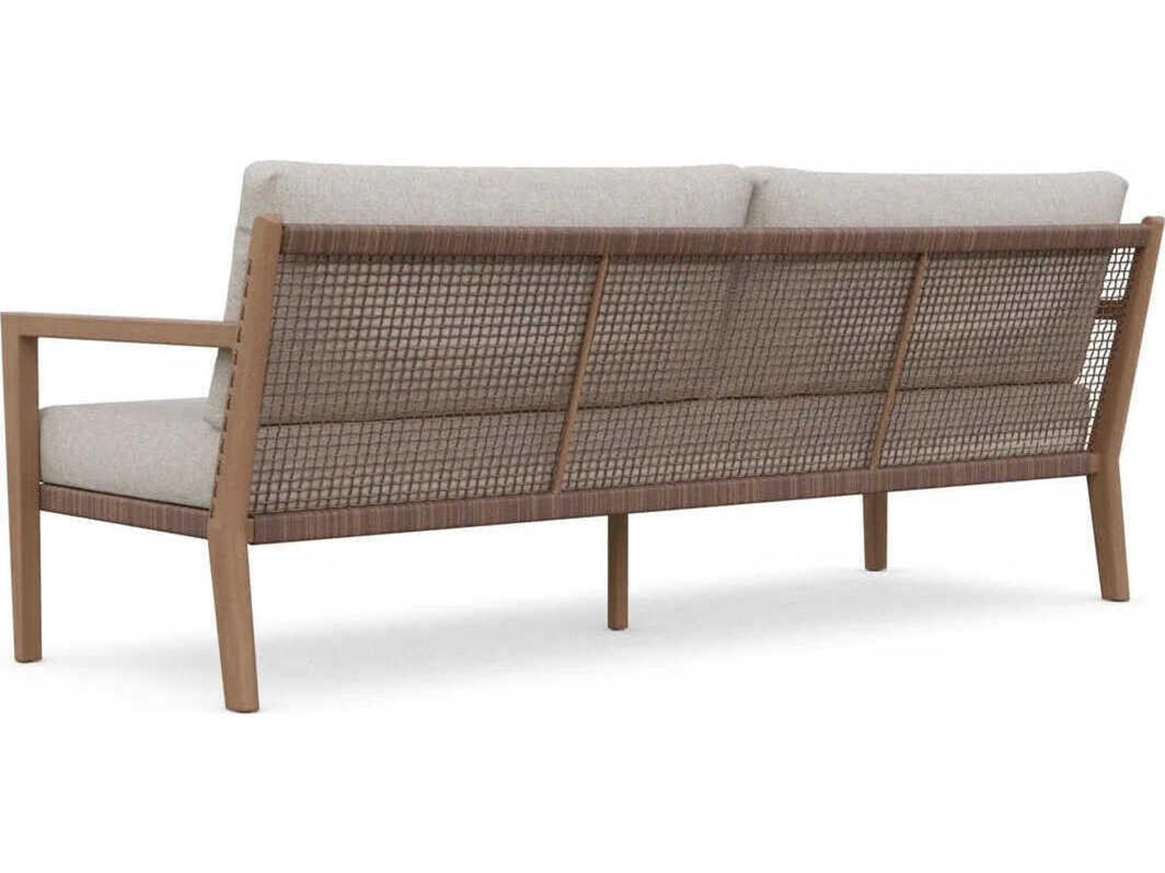 Azzurro Living Bozeman Barkaluwood Wood Cushion Sofa