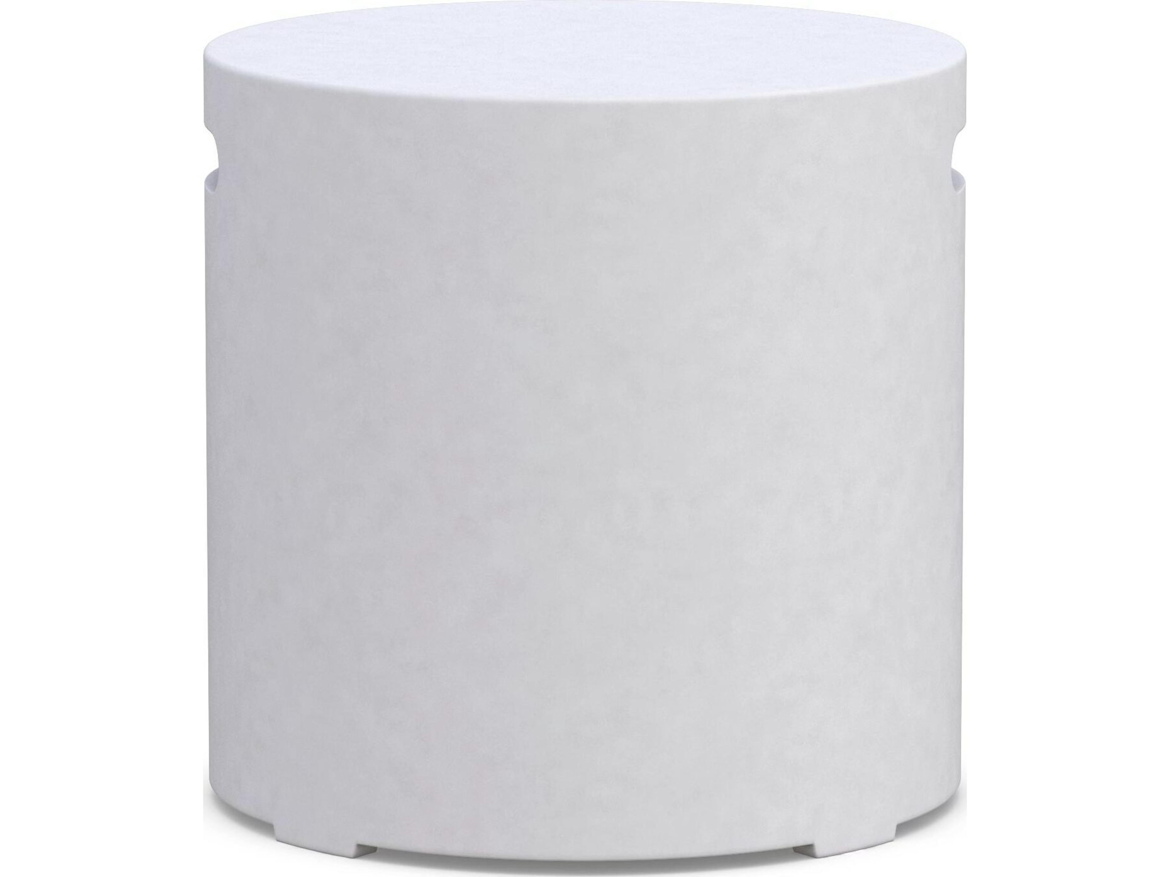 Azzurro Living Cabo Concrete Round End Table