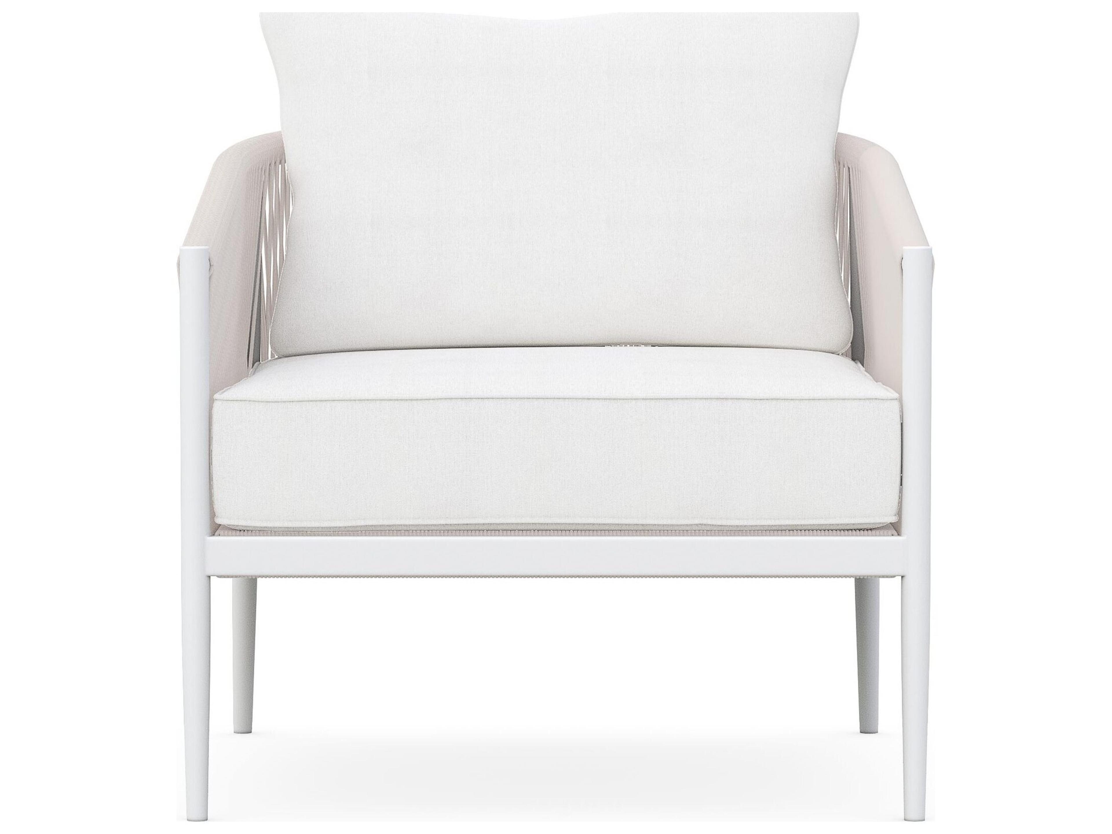 Azzurro Living Catalina Sand All-Weather Rope Lounge with Cloud Cushion