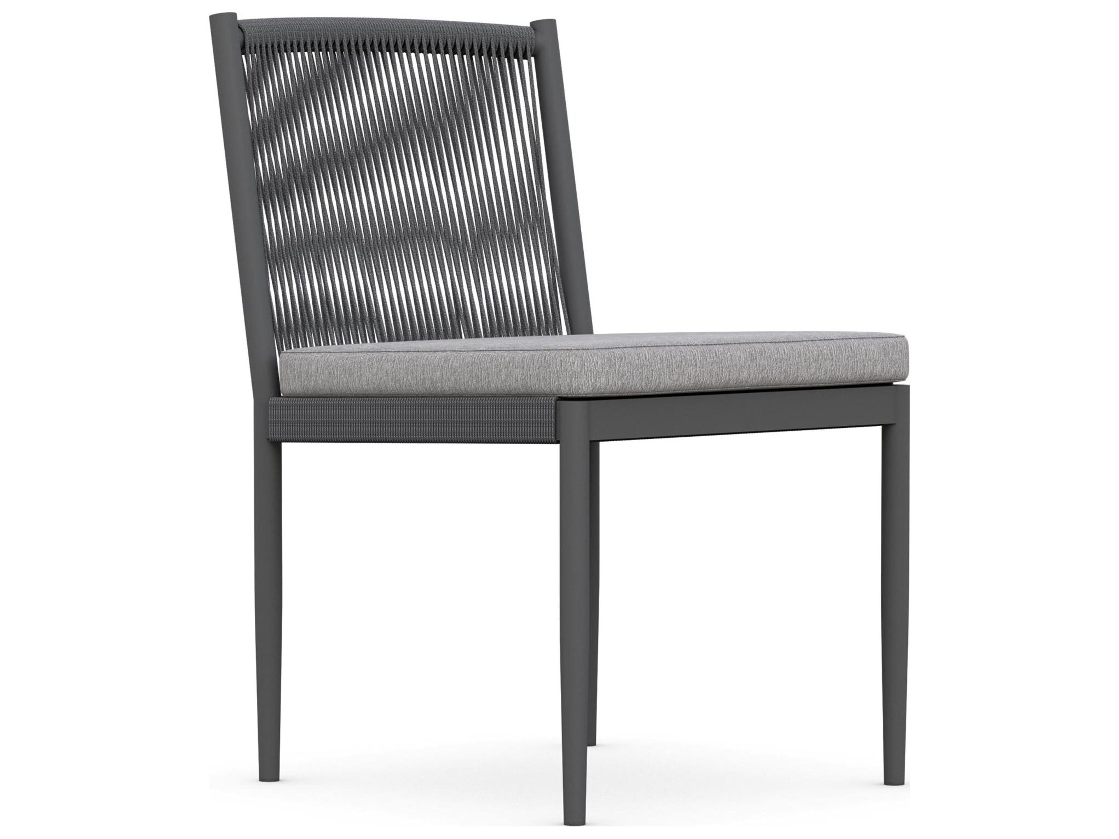 Catalina Outdoor Dining Side Chair Ash Rope